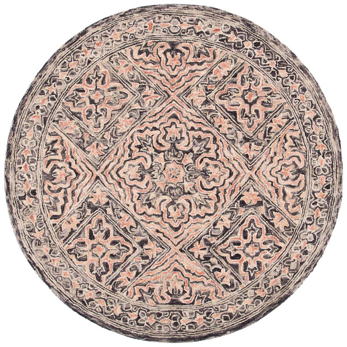 Safavieh Trace 507 Rug, TRC507 - Black / Red