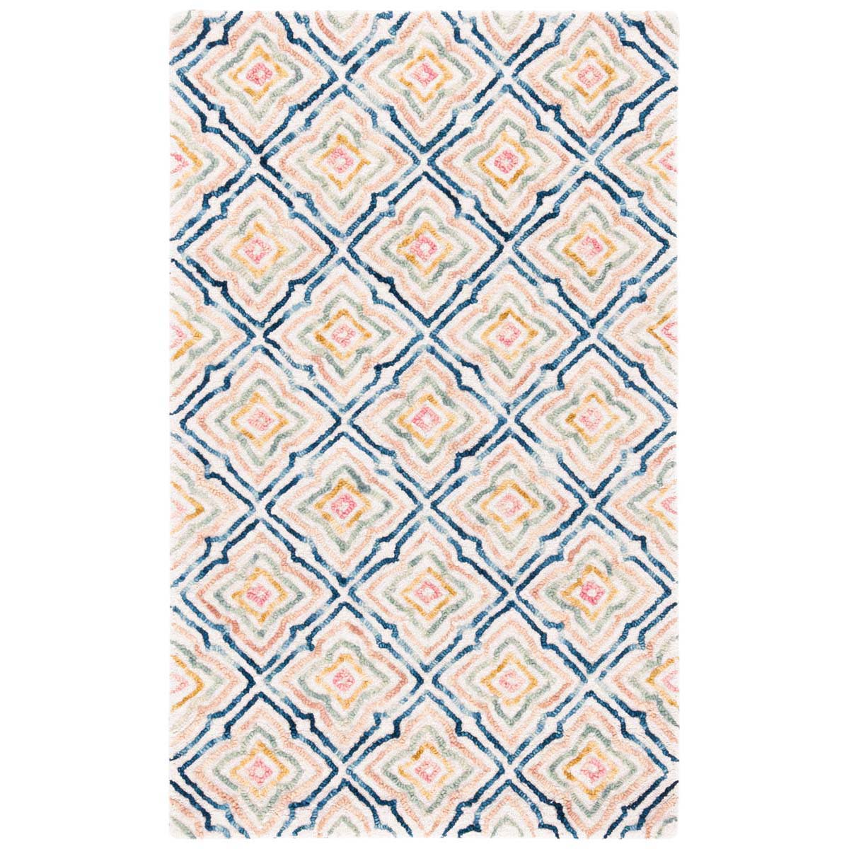 Safavieh Trace 512 Rug, TRC512 - Ivory / Navy