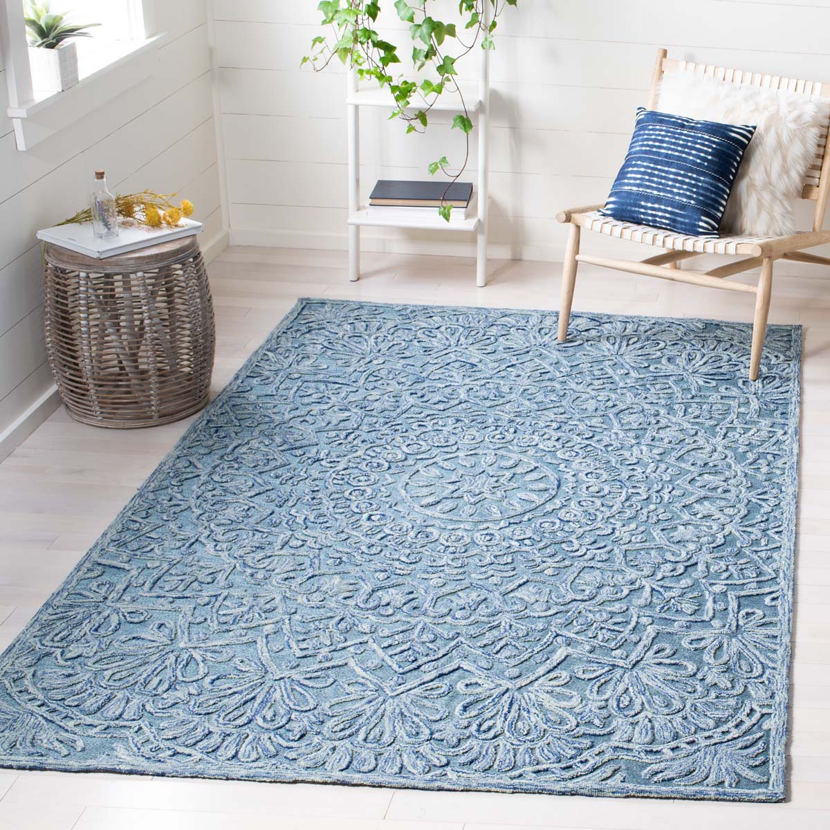 Safavieh Trace 601 Rug, TRC601 - Blue / Light Green