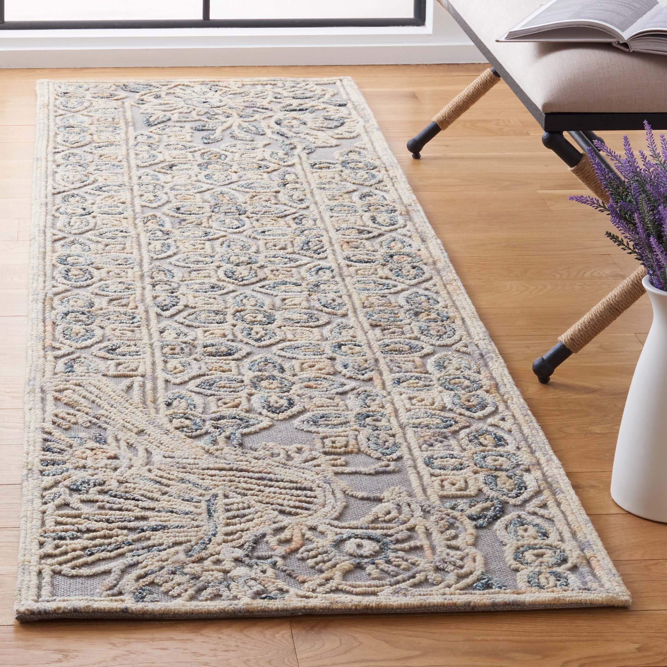 Safavieh Trace 801 Rug, TRC801 - Grey / Beige
