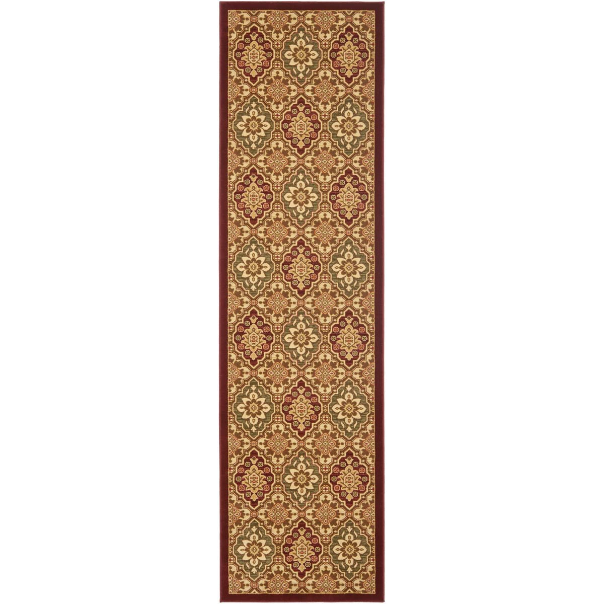 Safavieh Treasures 217 Rug, TRE217 - Red / Ivory