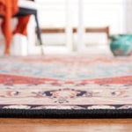 Safavieh Tucson 120 Rug, TSN120 - Aqua / Rust