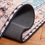 Safavieh Tucson 120 Rug, TSN120 - Aqua / Rust