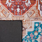 Safavieh Tucson 120 Rug, TSN120 - Aqua / Rust
