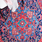 Safavieh Tucson 121 Rug, TSN121 - Navy / Red