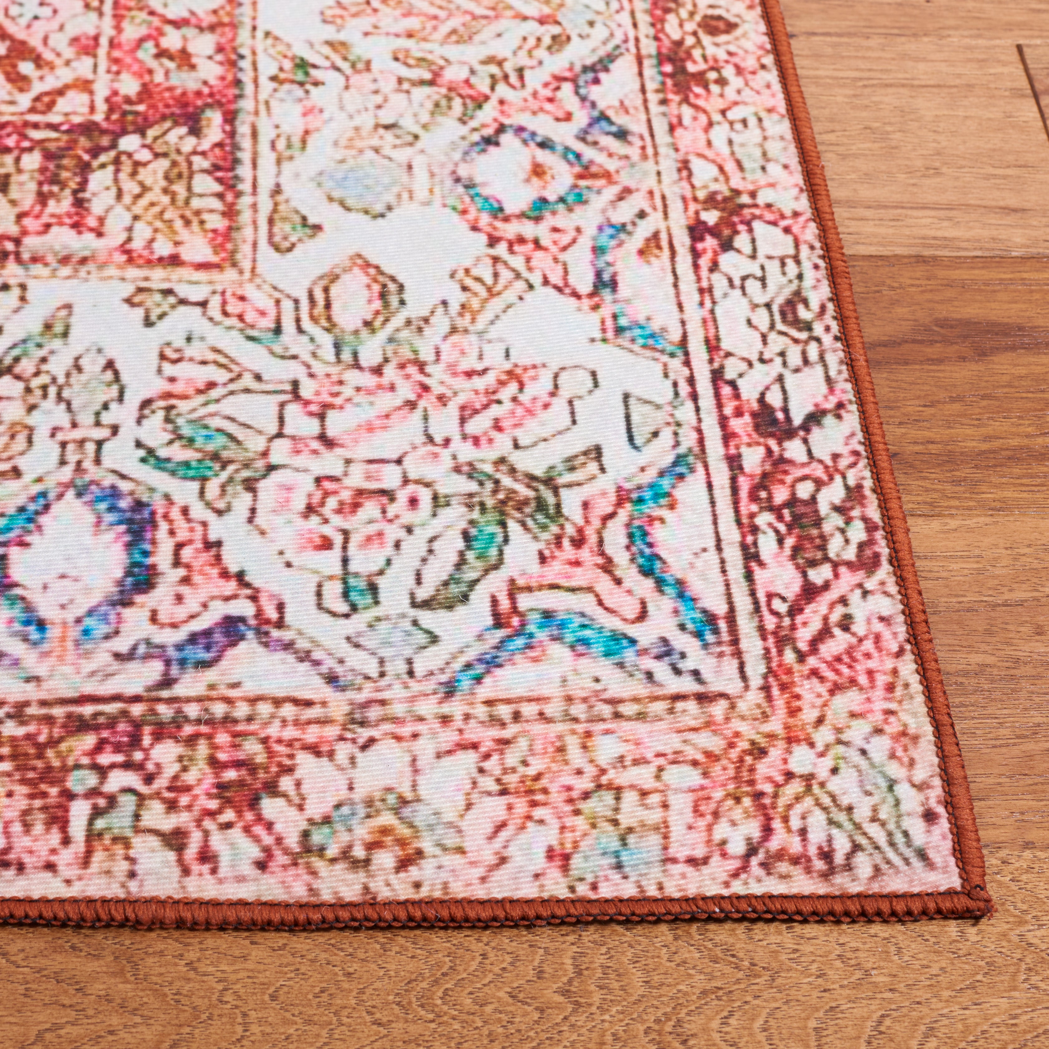 Safavieh Tucson 122 Rug, TSN122 - Rose / Beige