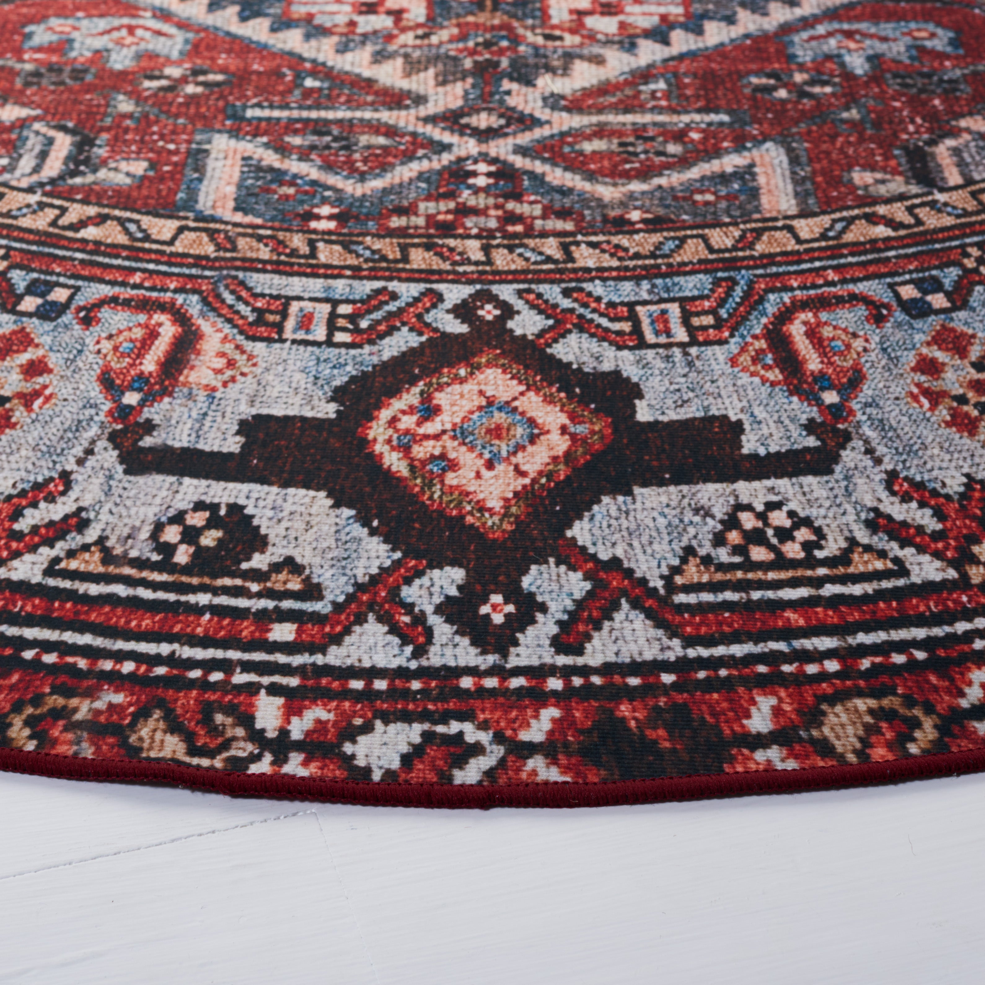 Safavieh Tucson 126 Rug, TSN126 - Rust / Blue