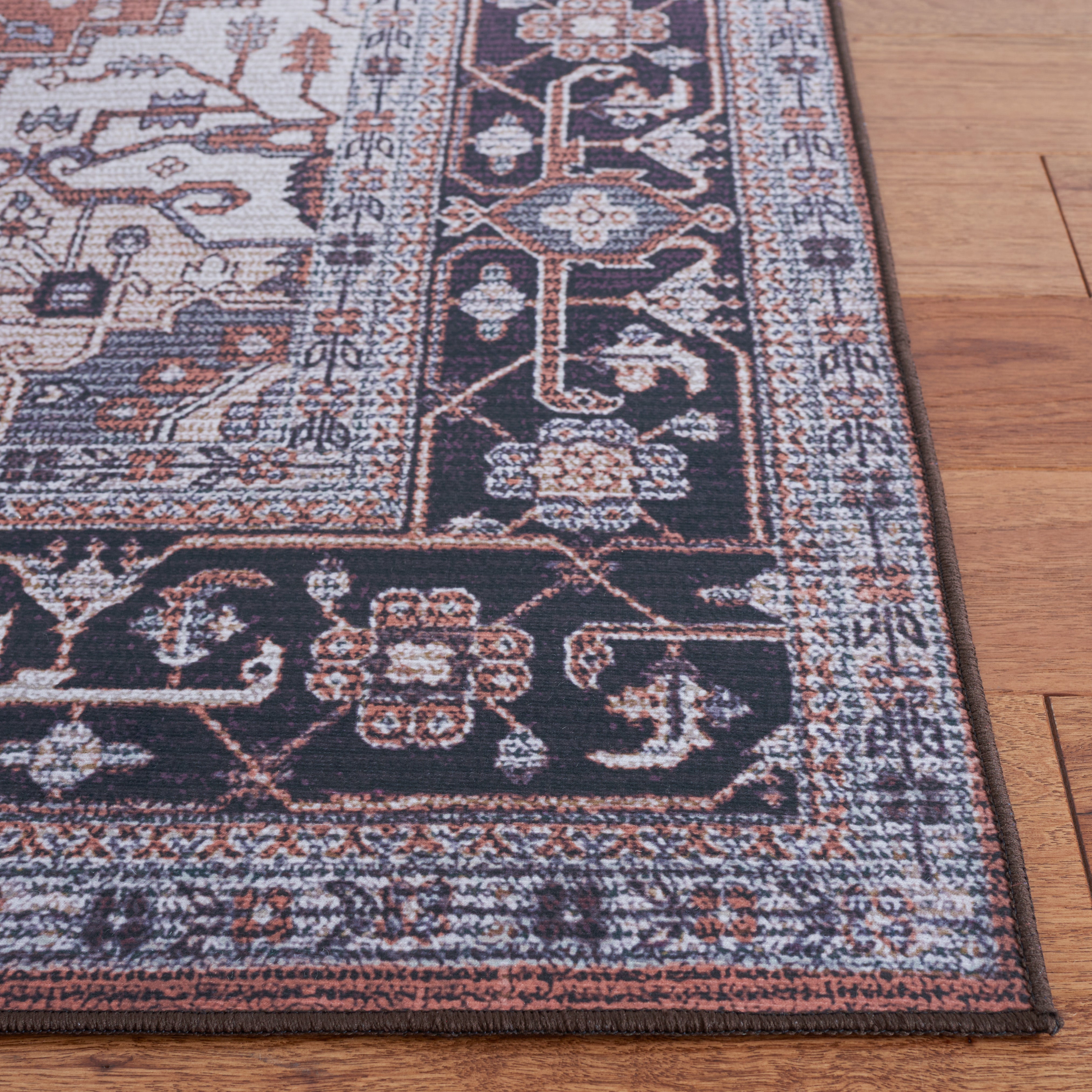 Safavieh Tucson 128 Rug, TSN128 - Rust / Navy