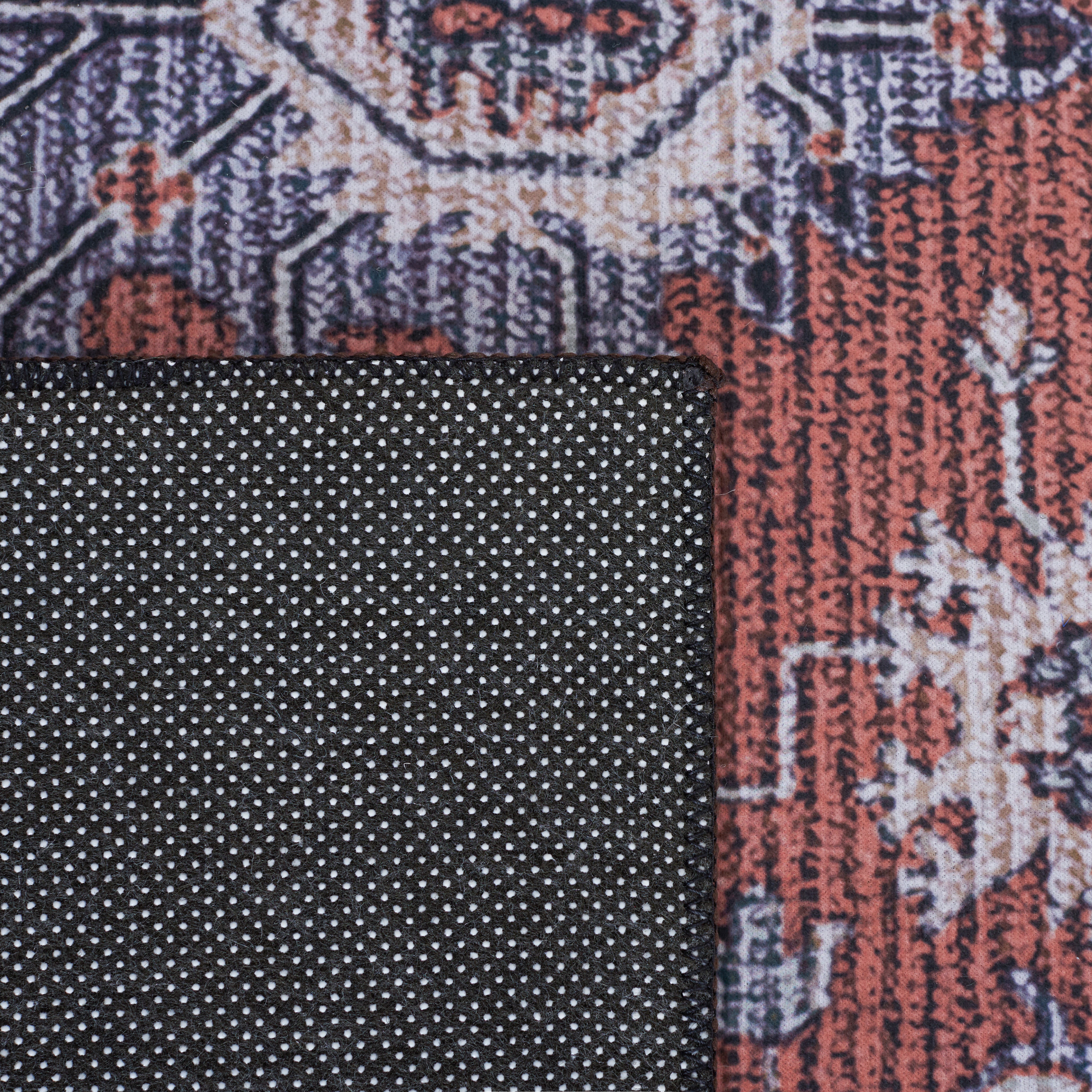 Safavieh Tucson 128 Rug, TSN128 - Rust / Navy