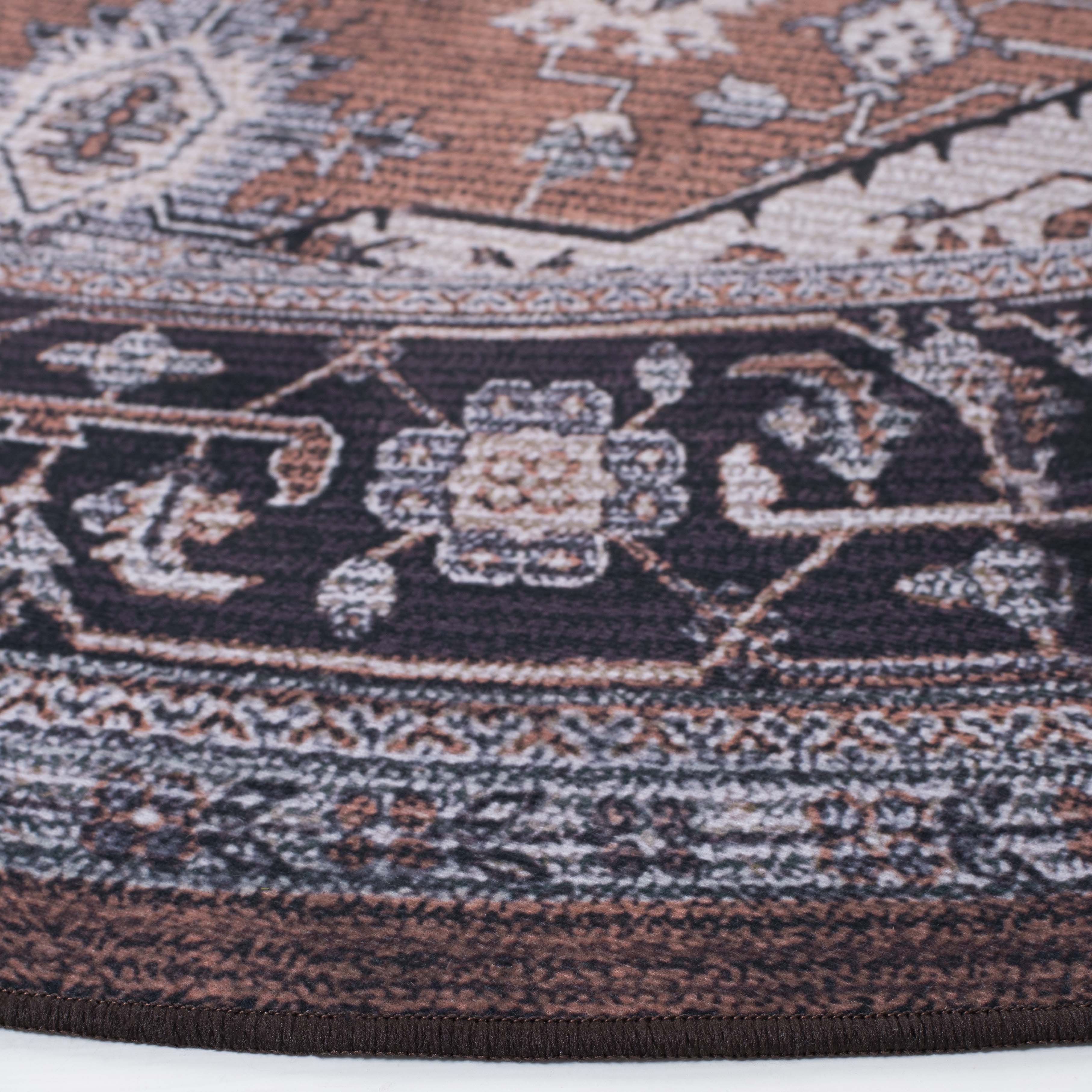 Safavieh Tucson 128 Rug, TSN128 - Rust / Navy