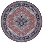 Safavieh Tucson 128 Rug, TSN128 - Rust / Navy
