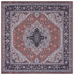 Safavieh Tucson 128 Rug, TSN128 - Rust / Navy