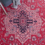 Safavieh Tucson 128 Rug, TSN128 - Red / Navy
