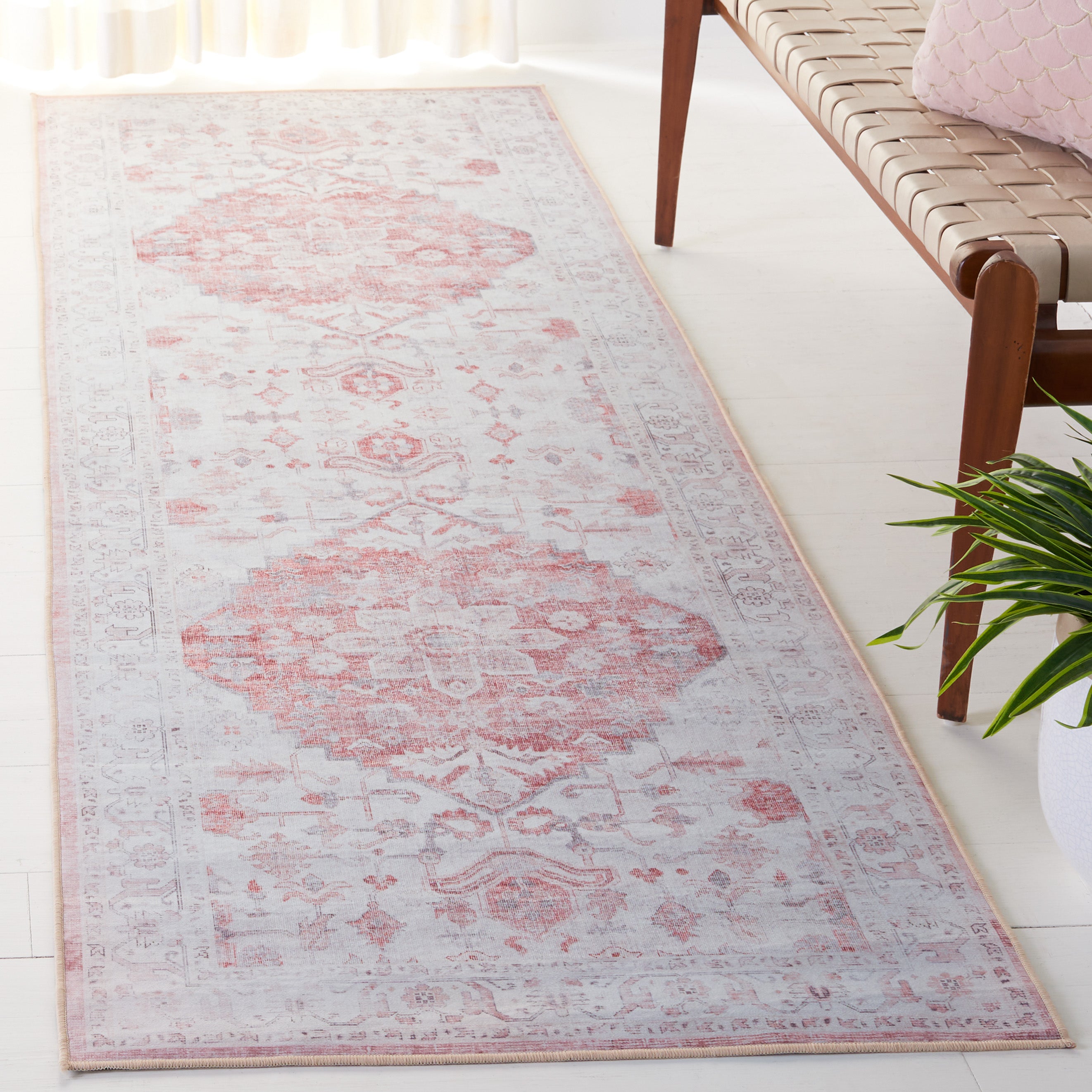 Safavieh Tucson 129 Rug, TSN129 - Beige / Rust