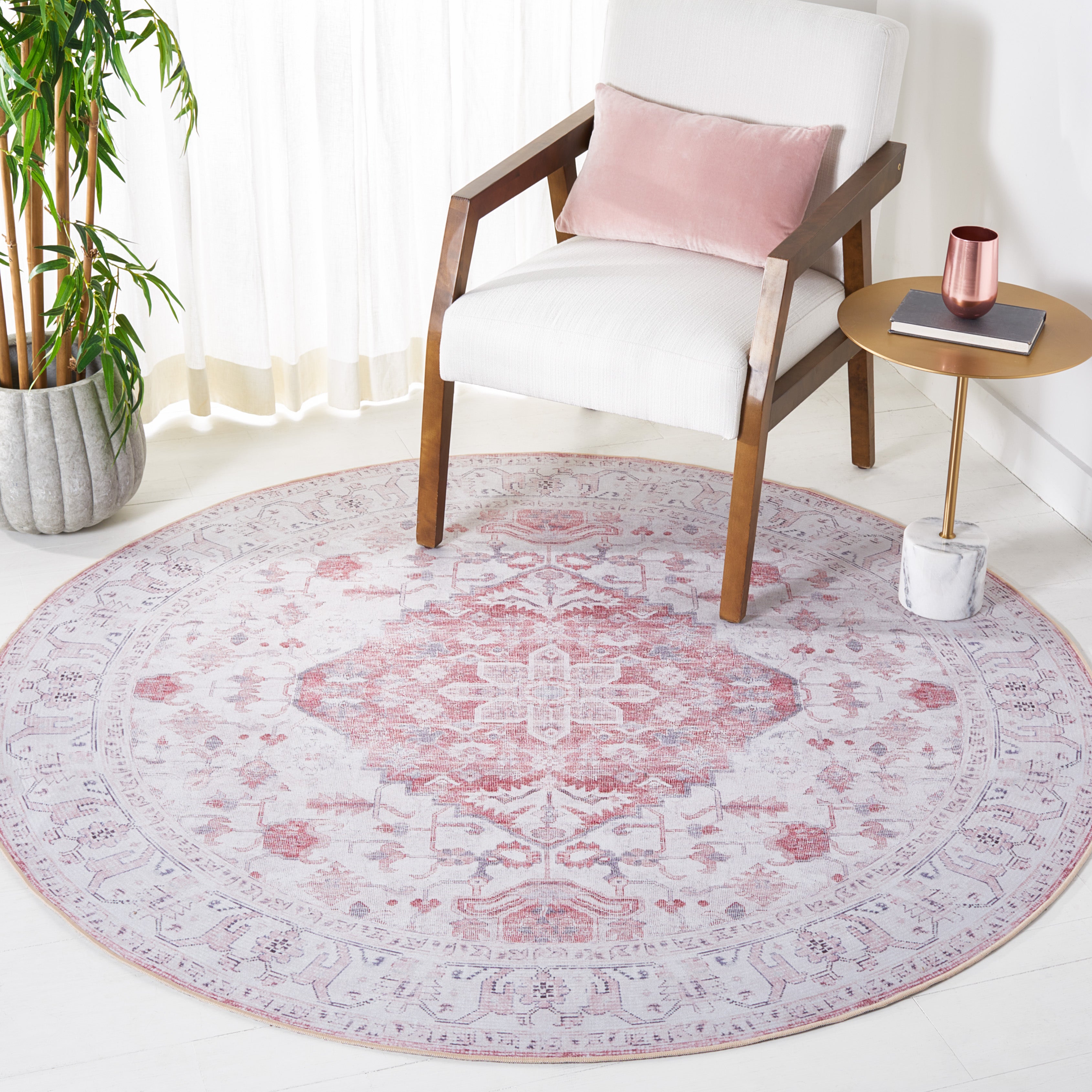 Safavieh Tucson 129 Rug, TSN129 - Beige / Rust