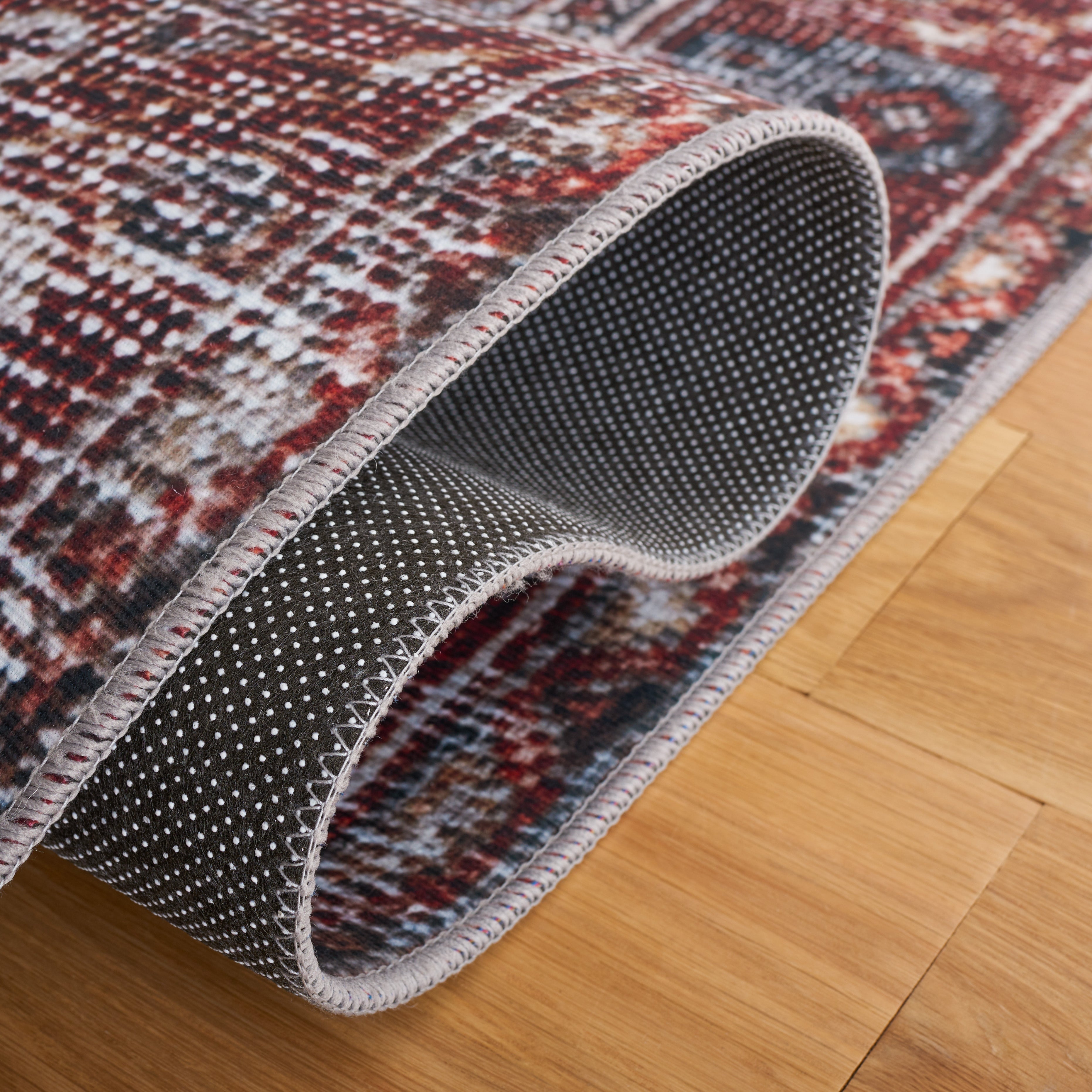 Safavieh Tucson 130 Rug, TSN130 - Navy / Rust