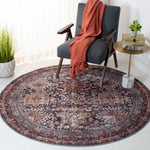 Safavieh Tucson 130 Rug, TSN130 - Navy / Rust