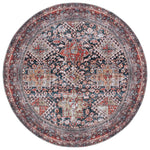 Safavieh Tucson 130 Rug, TSN130 - Navy / Rust