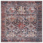 Safavieh Tucson 130 Rug, TSN130 - Navy / Rust