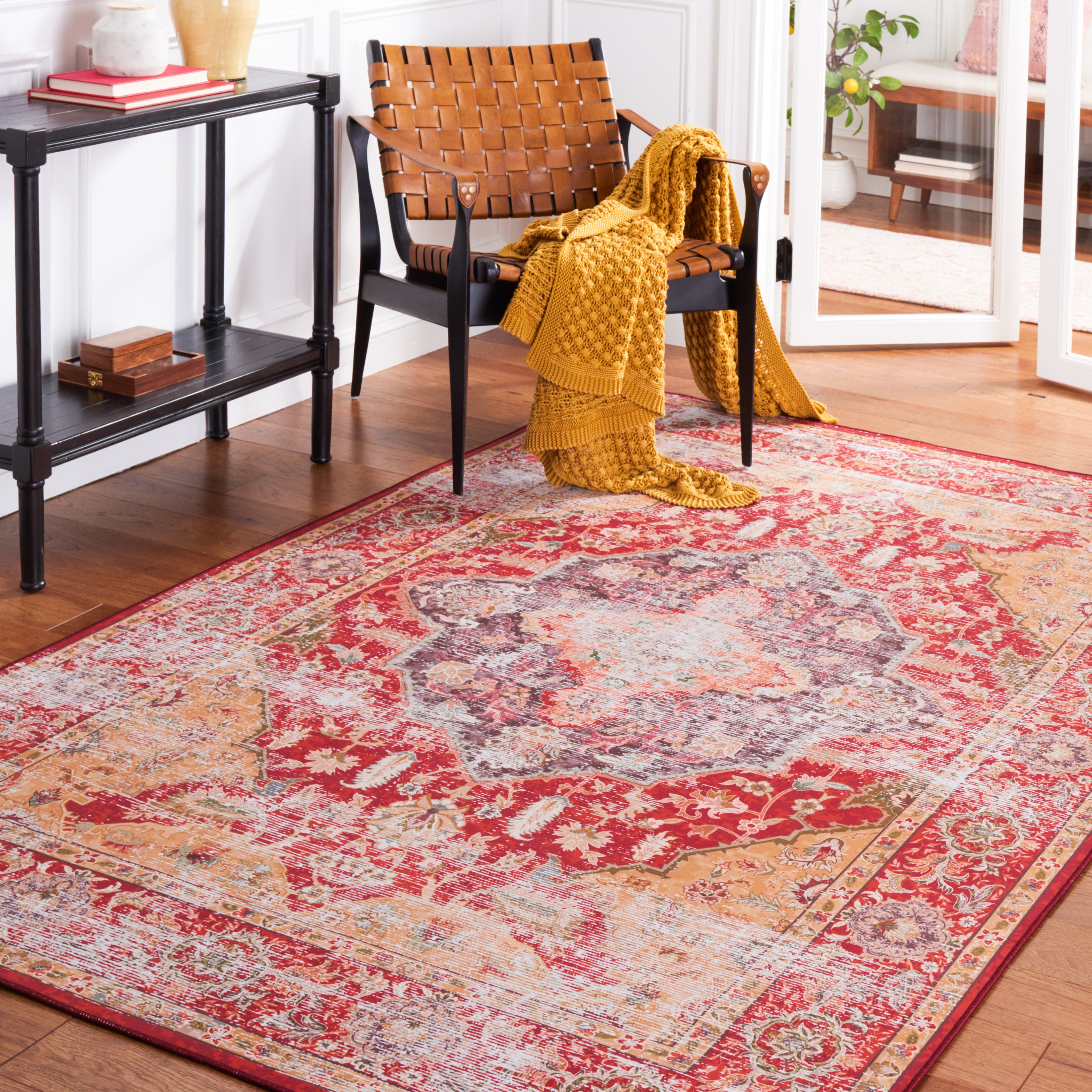 Safavieh Tucson 131 Rug, TSN131 - Rust / Gold