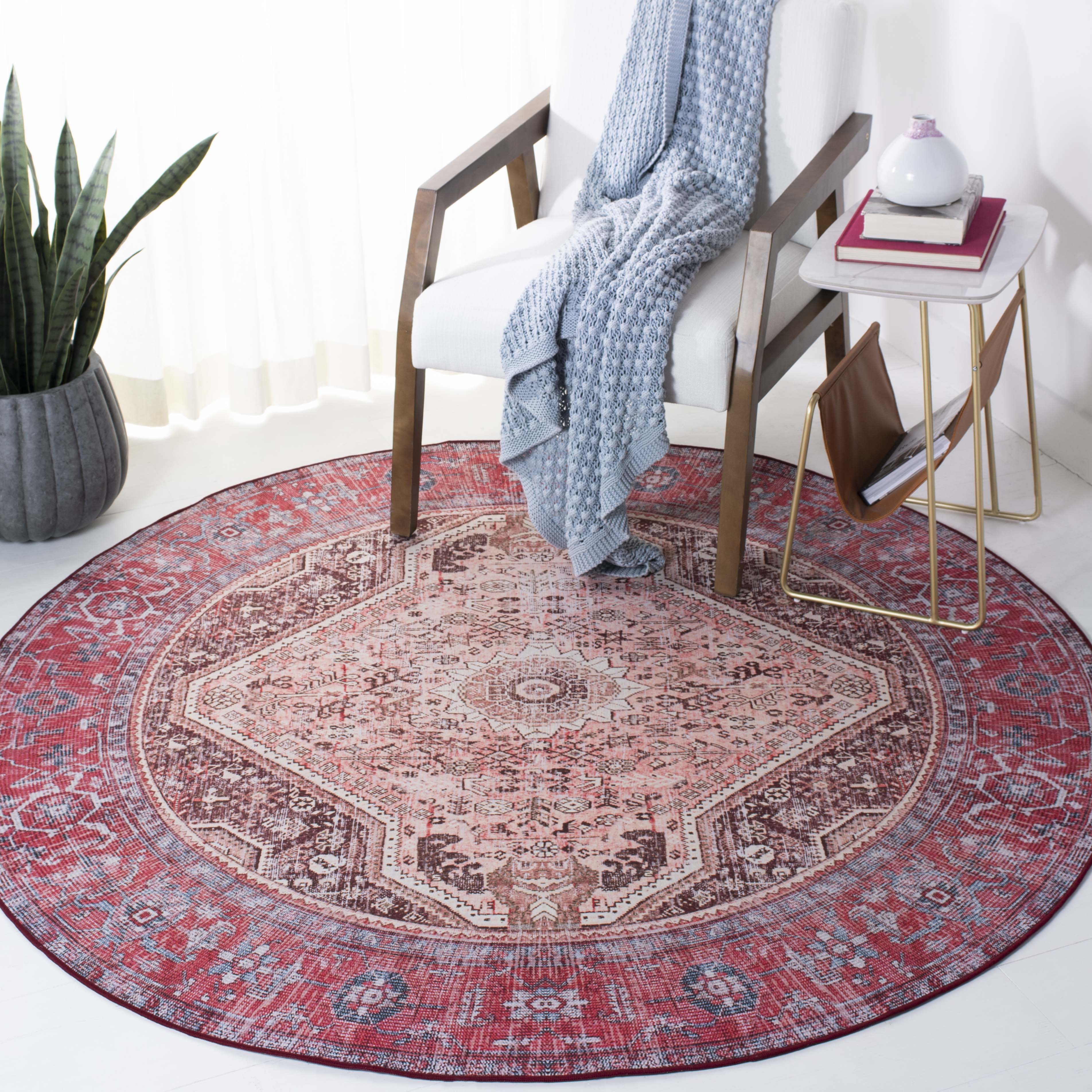 Safavieh Tucson 132 Rug, TSN132 - Beige / Red