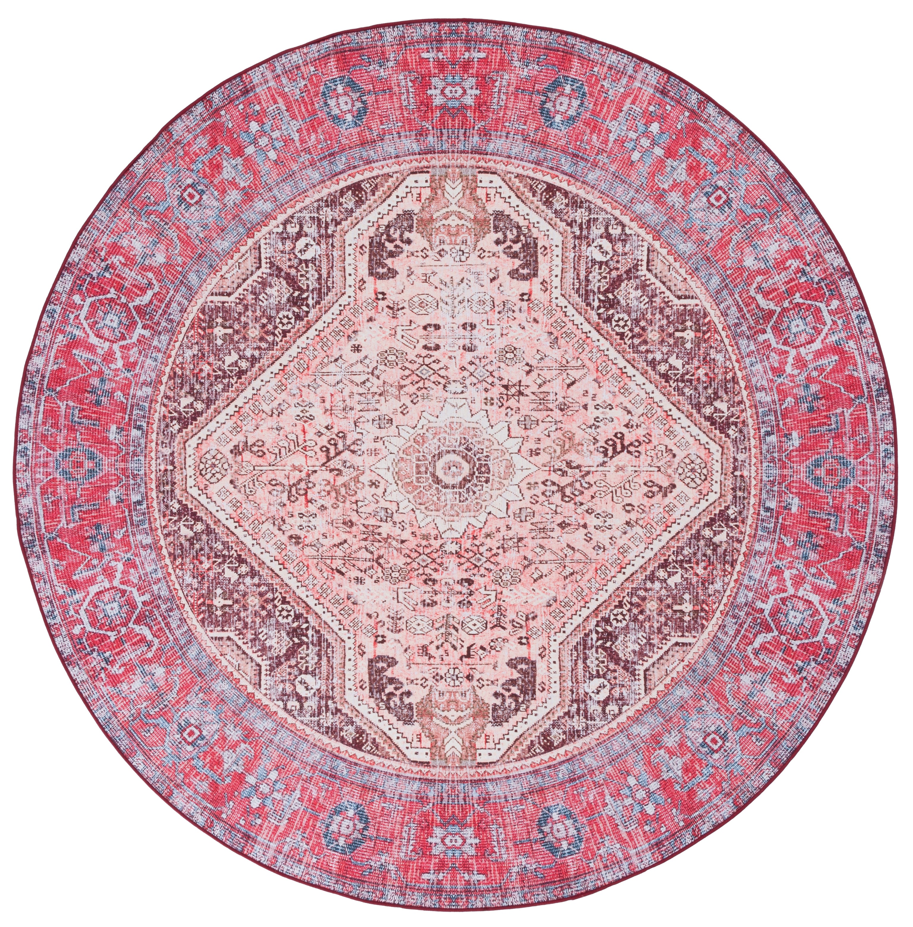 Safavieh Tucson 132 Rug, TSN132 - Beige / Red