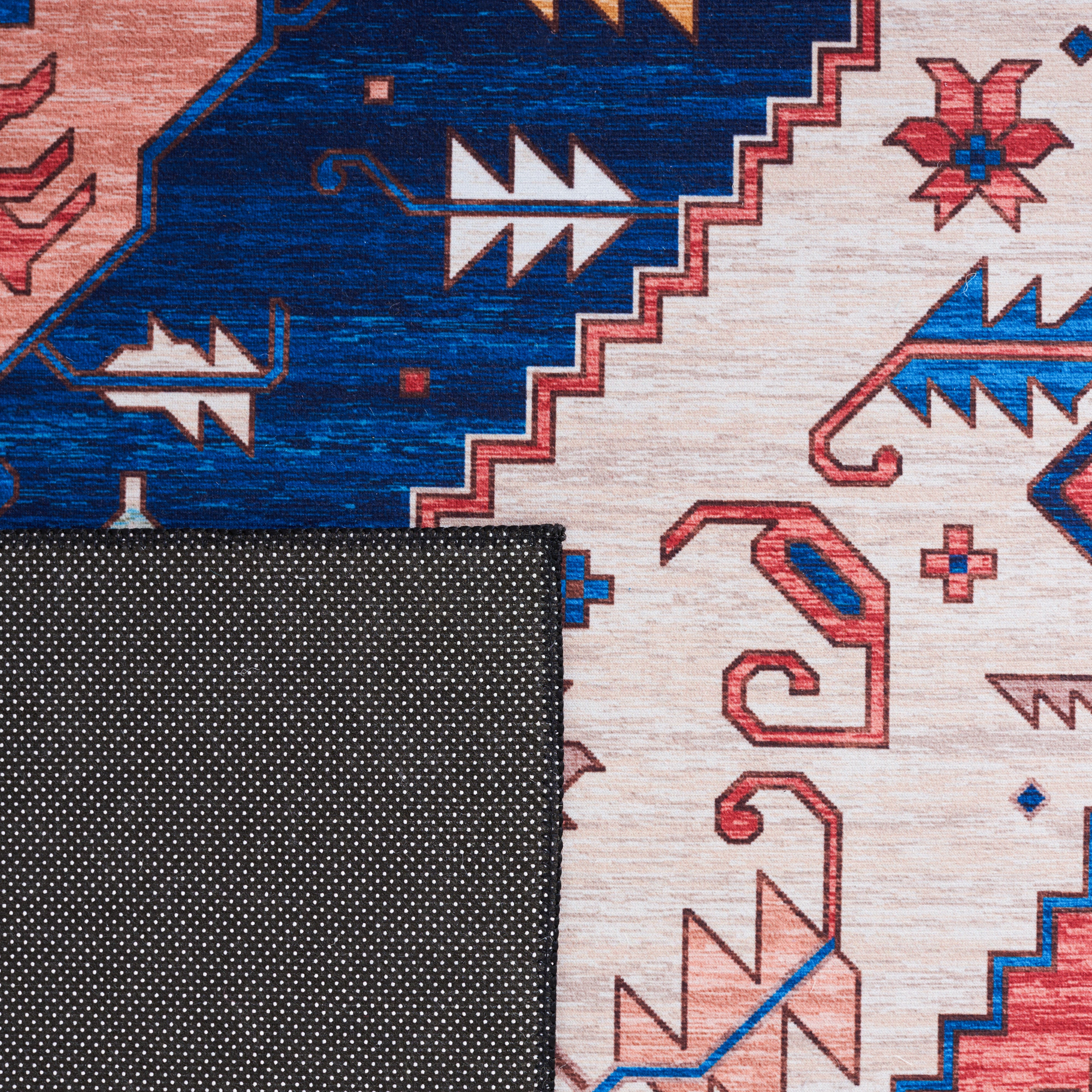 Safavieh Tucson 133 Rug, TSN133 - Rust / Blue