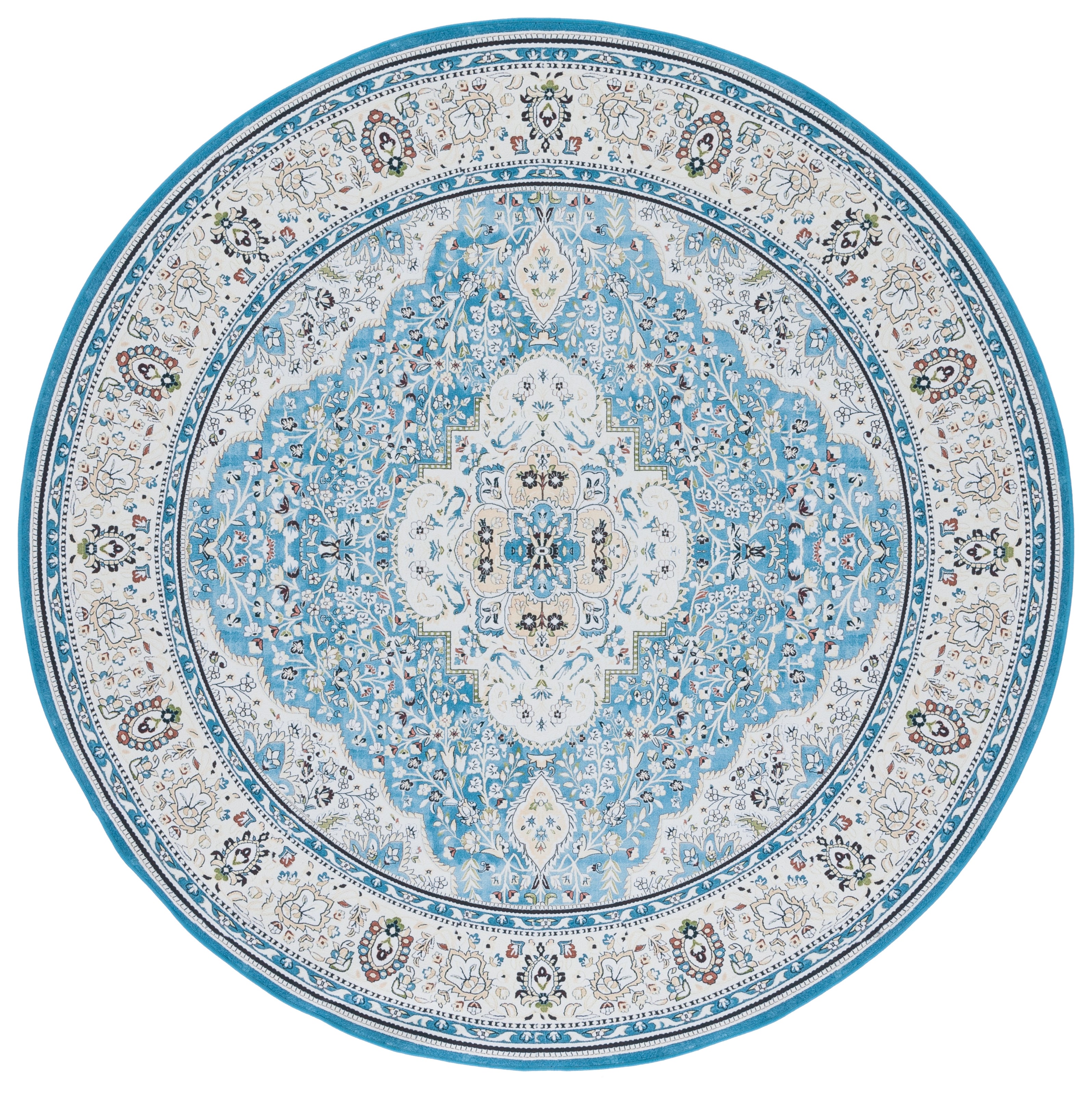 Safavieh Tucson 136 Rug, TSN136 - Turquoise / Beige