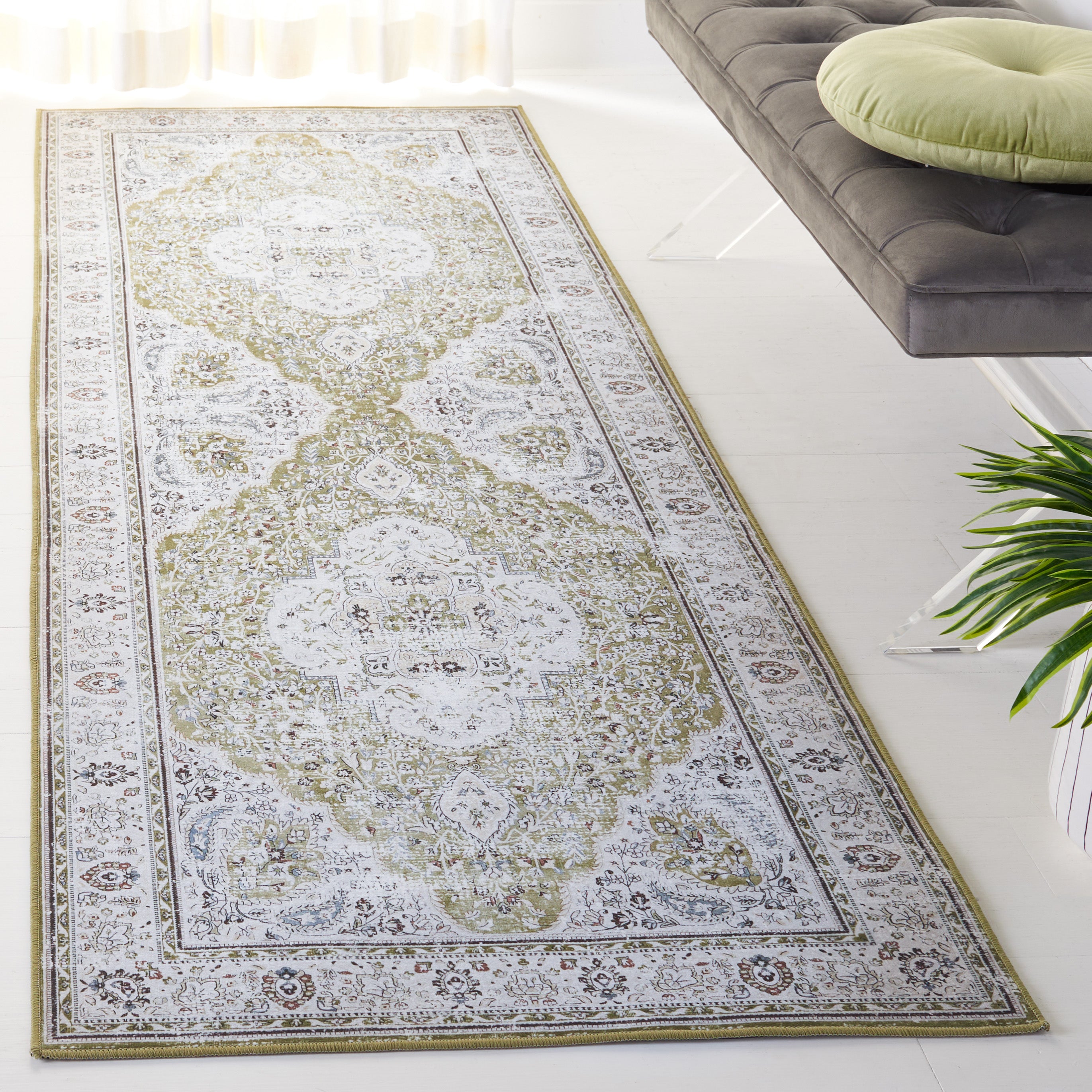 Safavieh Tucson 136 Rug, TSN136 - Green / Beige