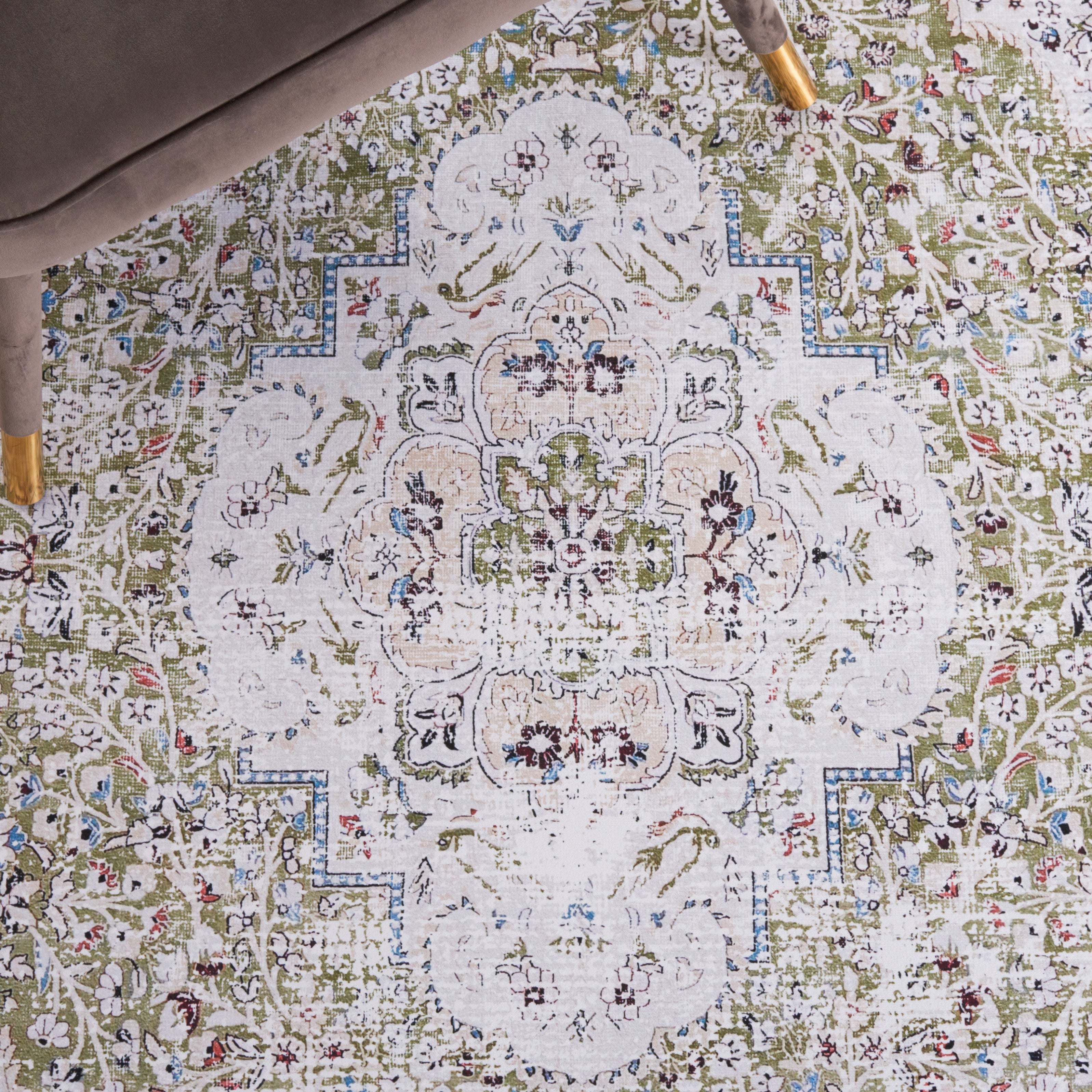 Safavieh Tucson 136 Rug, TSN136 - Green / Beige