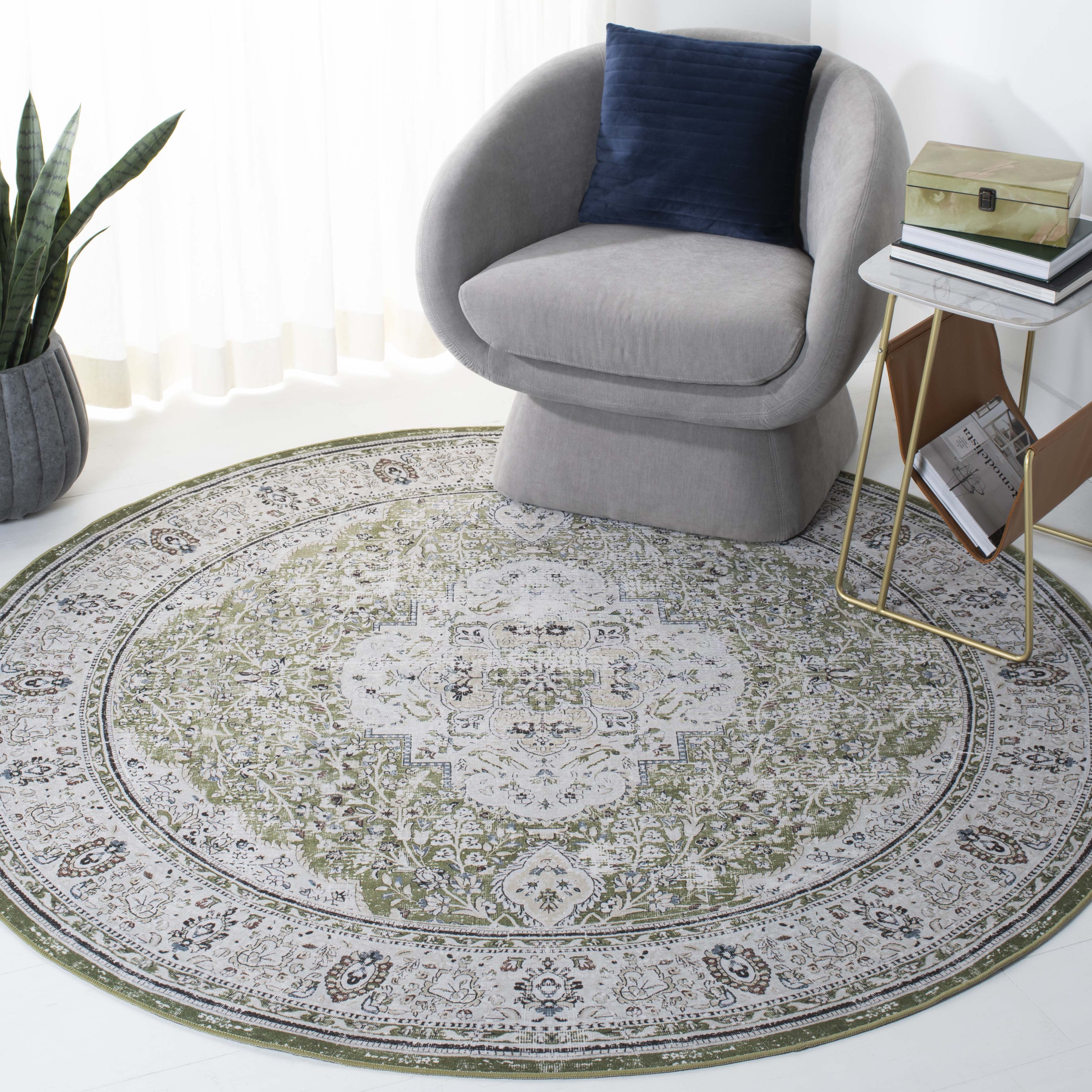 Safavieh Tucson 136 Rug, TSN136 - Green / Beige