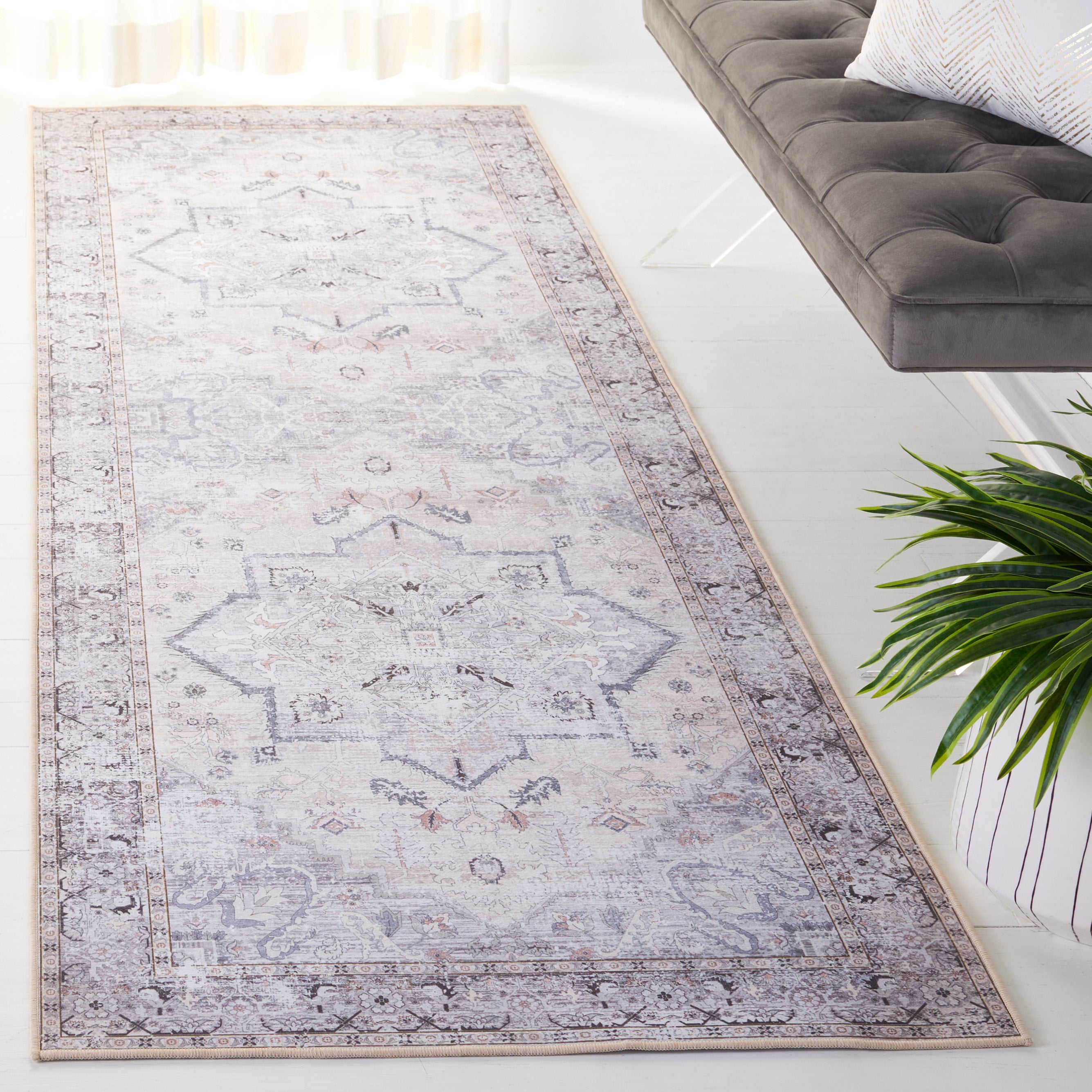 Safavieh Tucson 137 Rug, TSN137 - Beige / Grey