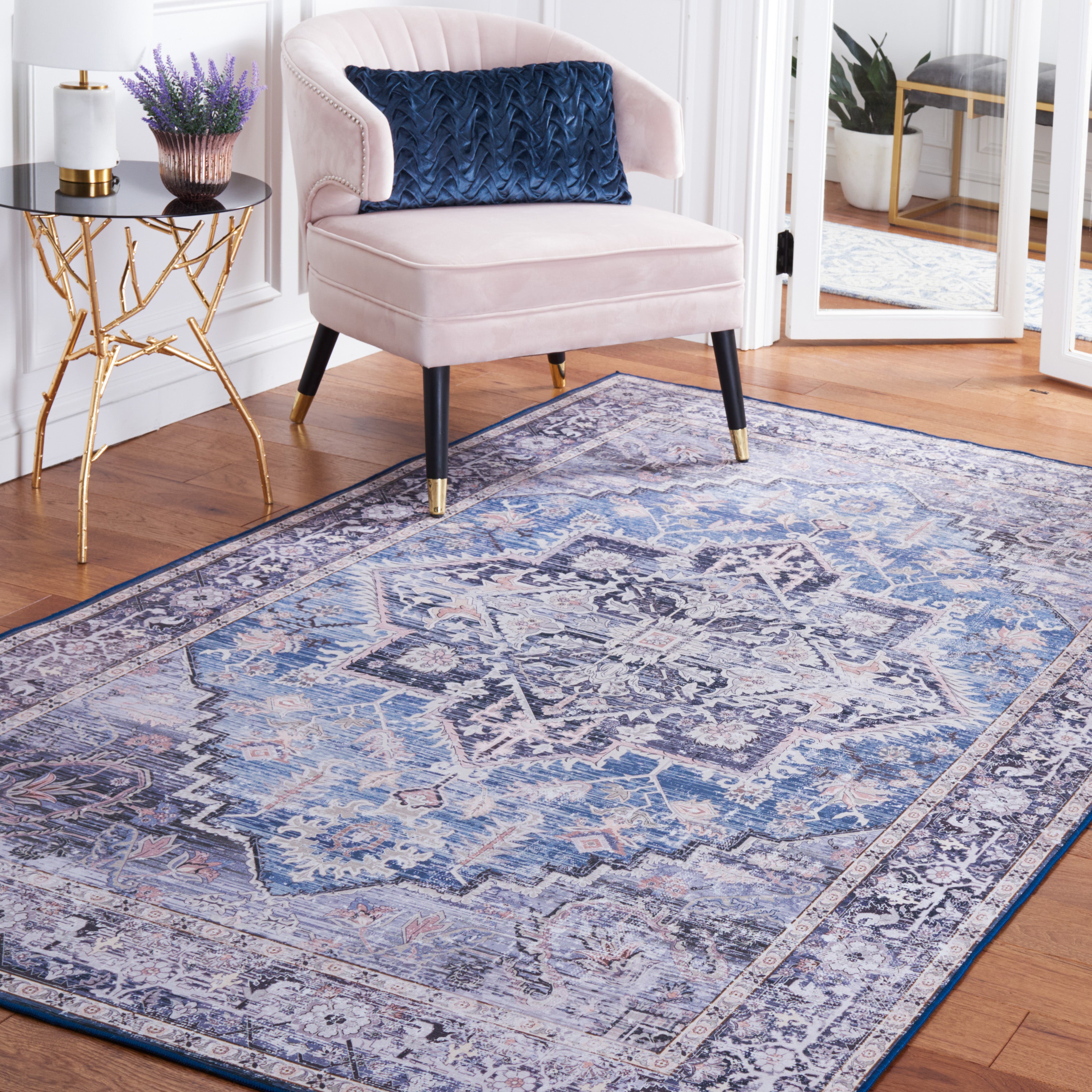 Safavieh Tucson 137 Rug, TSN137 - Blue / Charcoal