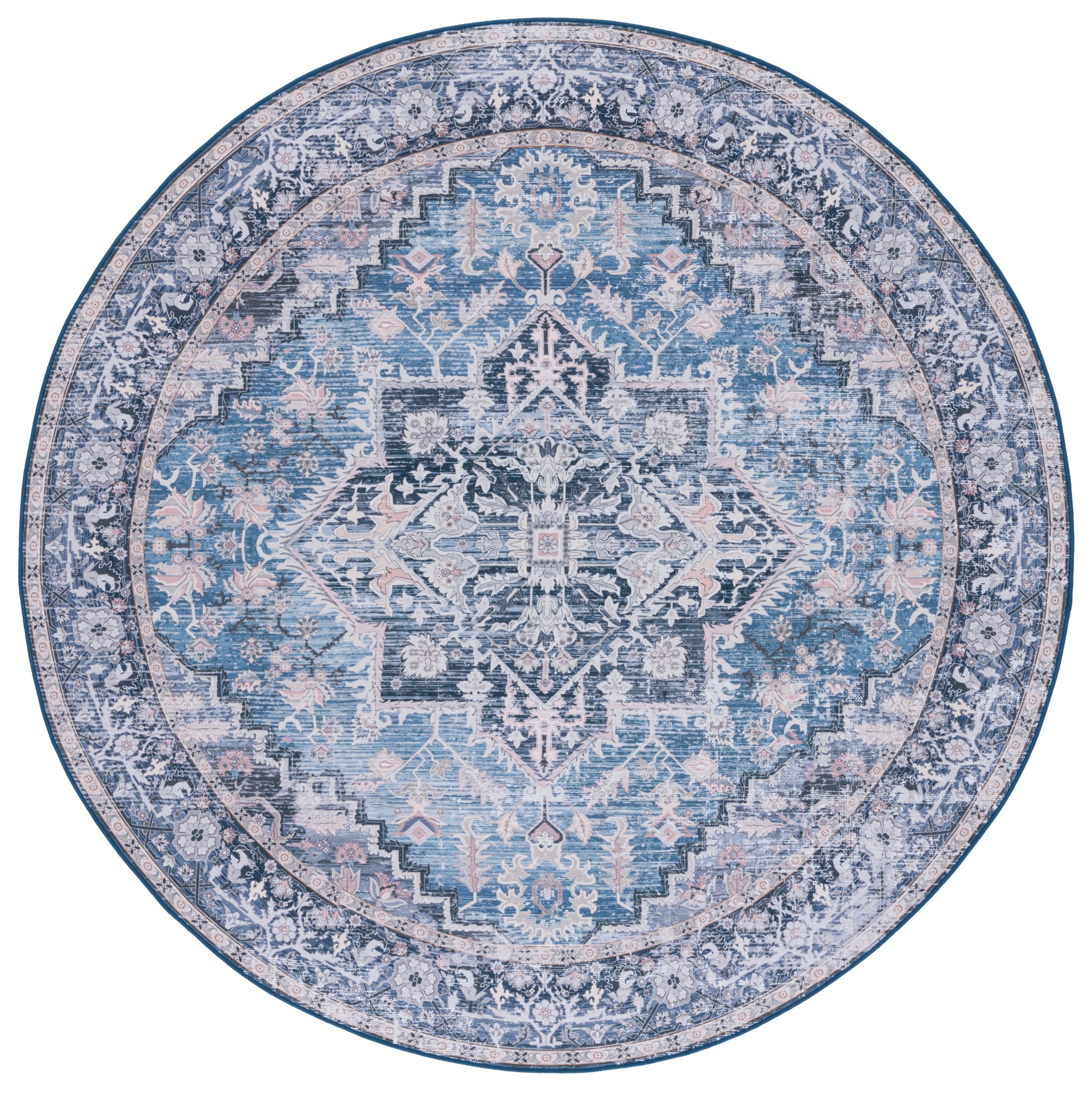 Safavieh Tucson 137 Rug, TSN137 - Blue / Charcoal