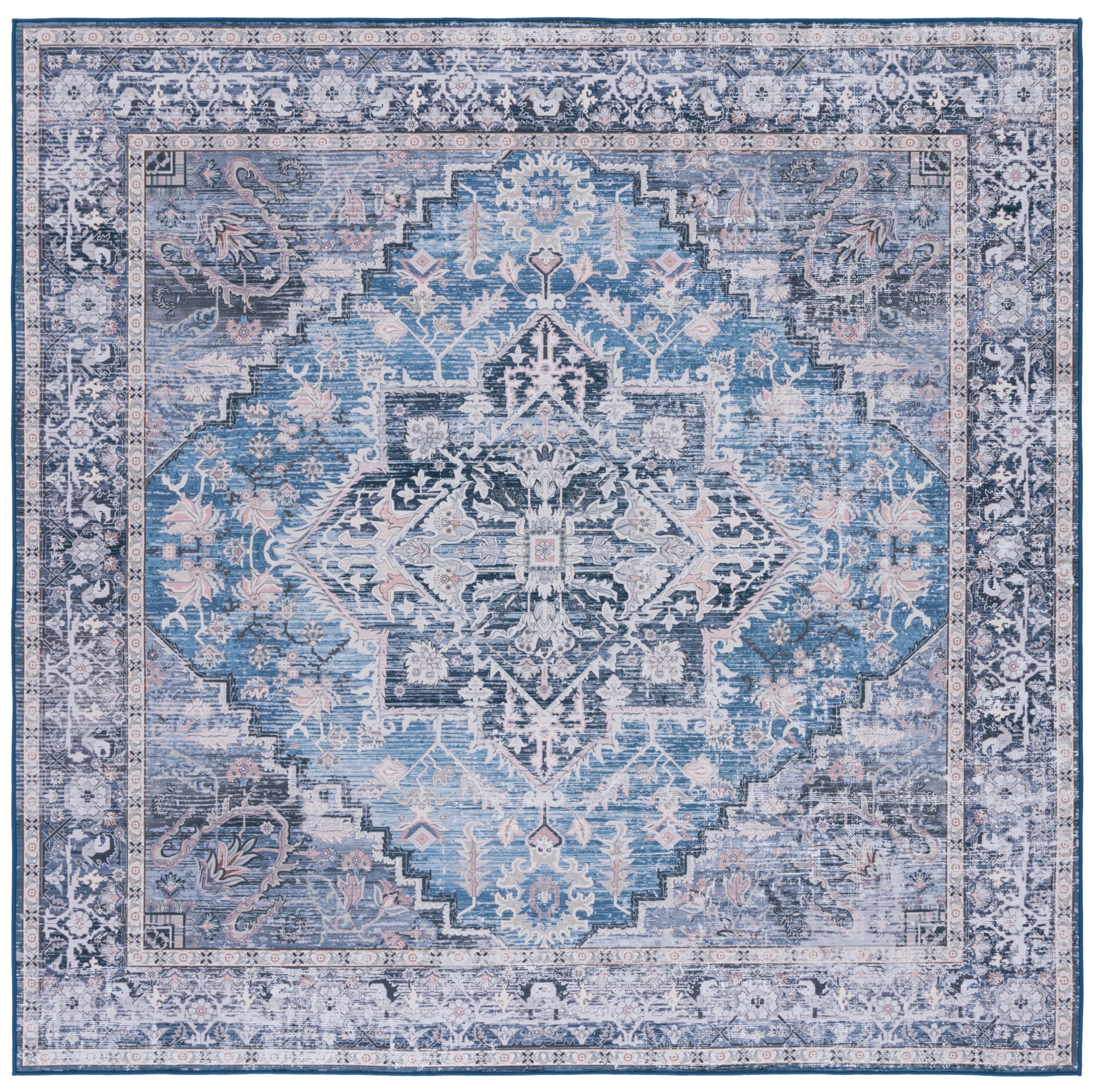 Safavieh Tucson 137 Rug, TSN137 - Blue / Charcoal