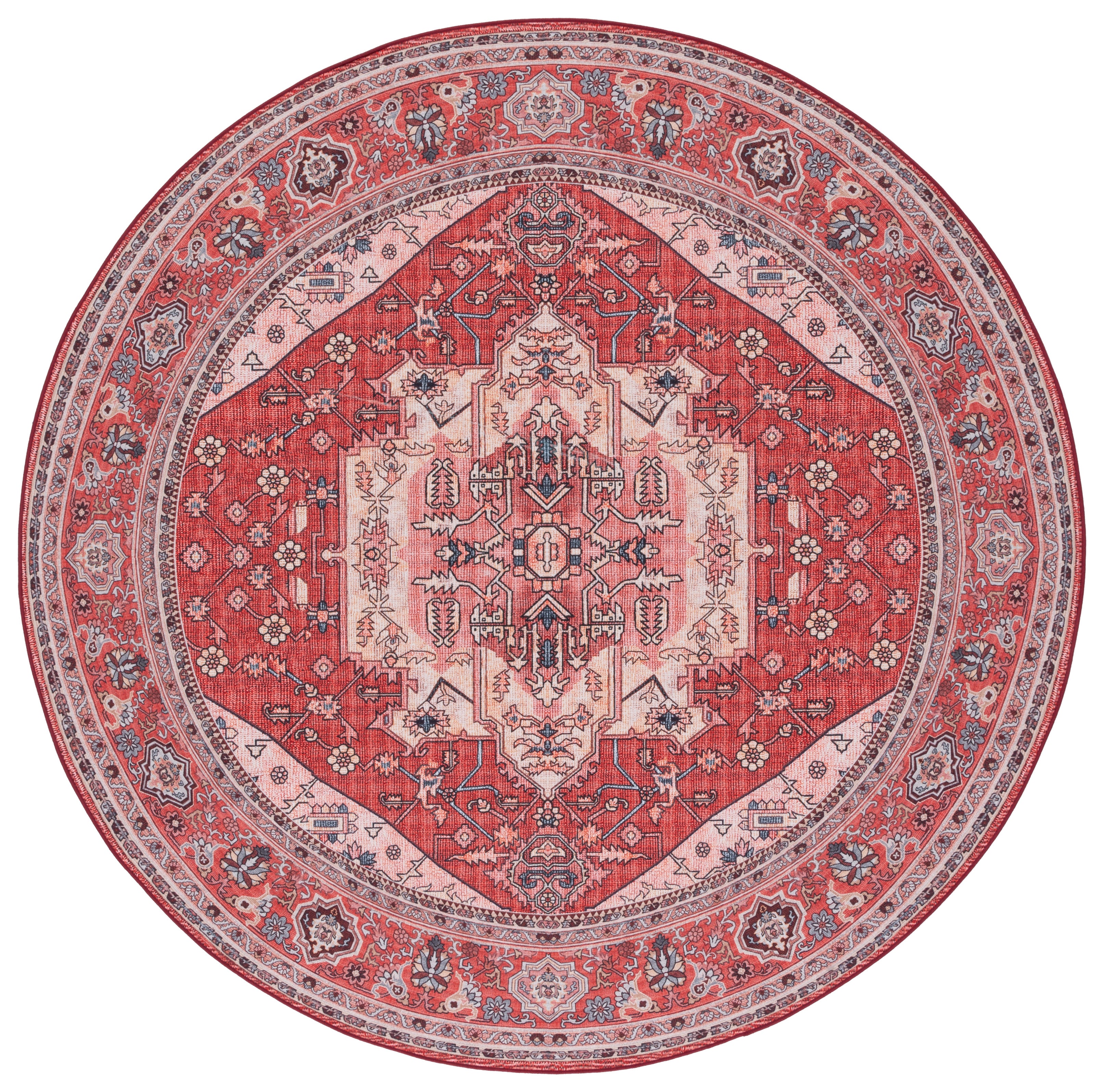 Safavieh Tucson 139 Rug, TSN139 - Red / Pink