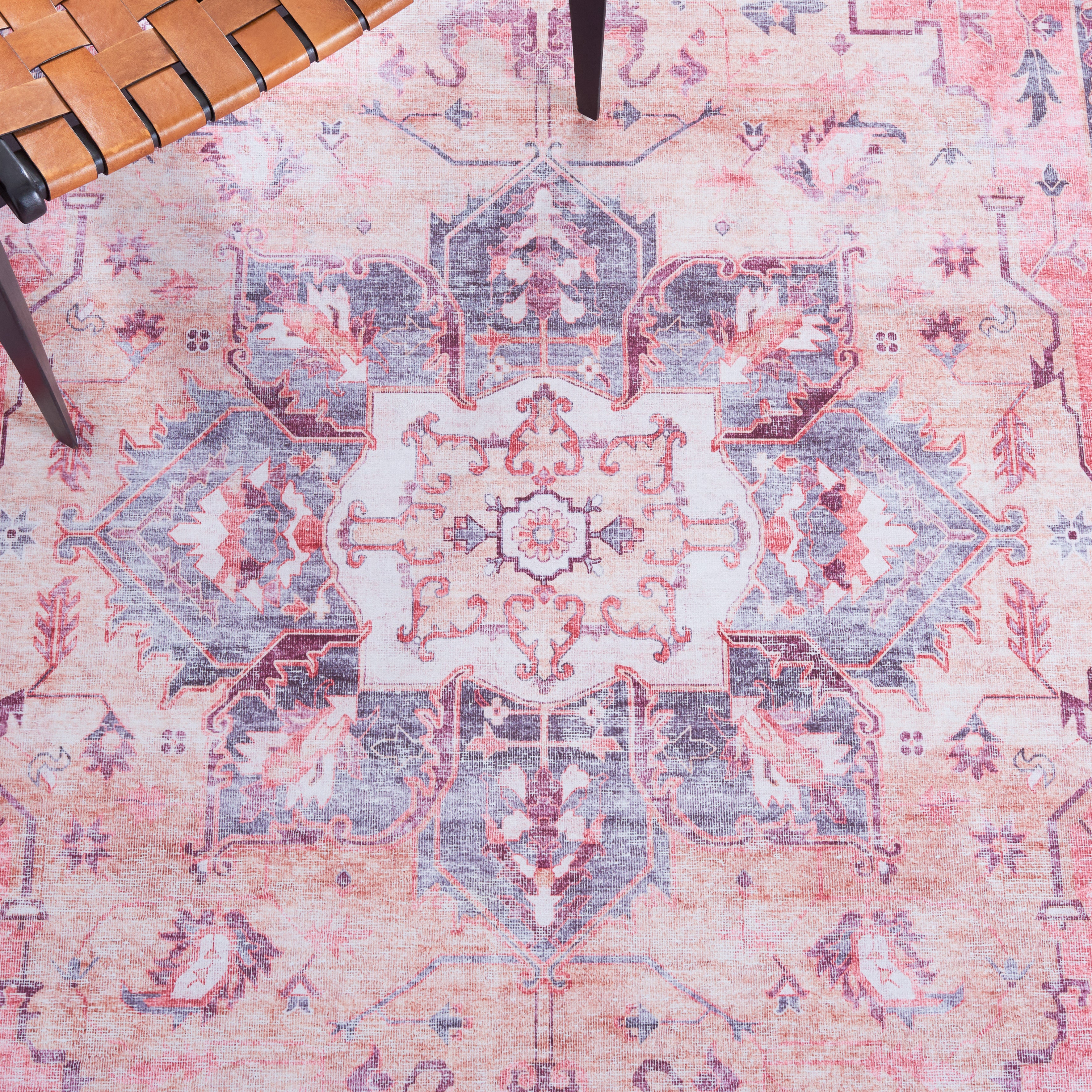 Safavieh Tucson 163 Rug, TSN163 - Rust / Beige