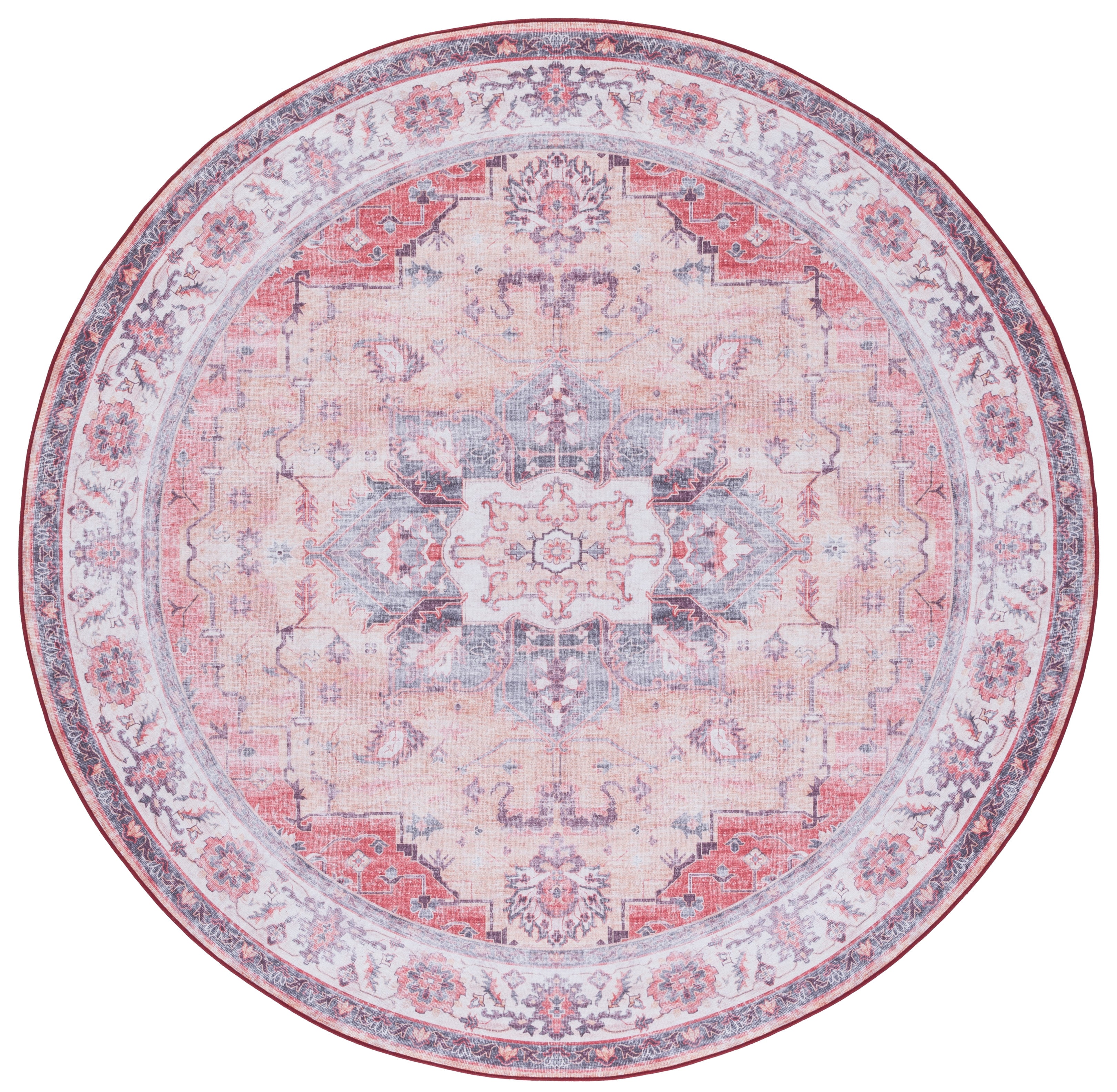 Safavieh Tucson 163 Rug, TSN163 - Rust / Beige