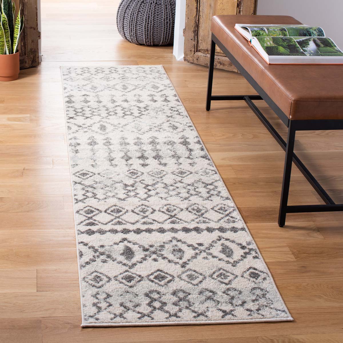 Safavieh Tulum 240 Rug, TUL240 - IVORY / GREY