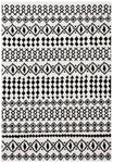 Safavieh Tulum 240 Rug, TUL240 - IVORY / BLACK