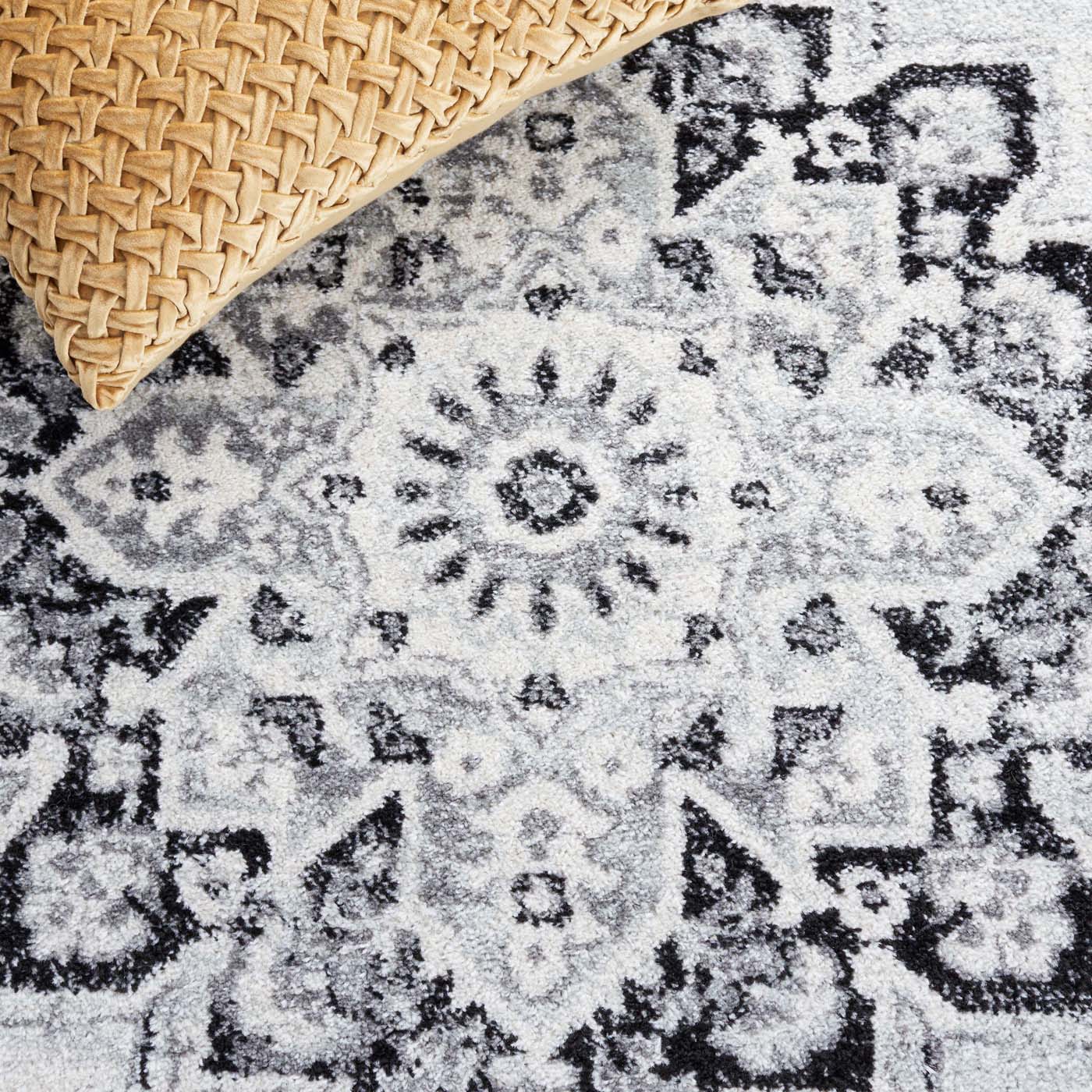 Safavieh Tulum 279 Rug, TUL279 - IVORY / BLACK