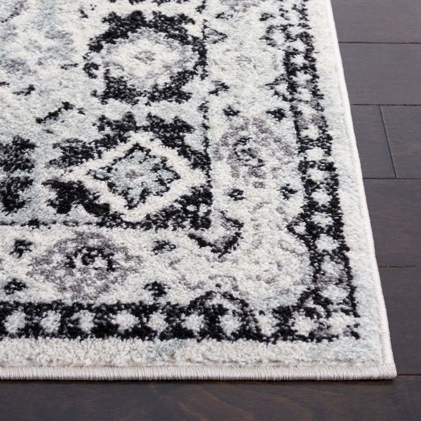 Safavieh Tulum 280 Rug, TUL280 - IVORY / BLACK