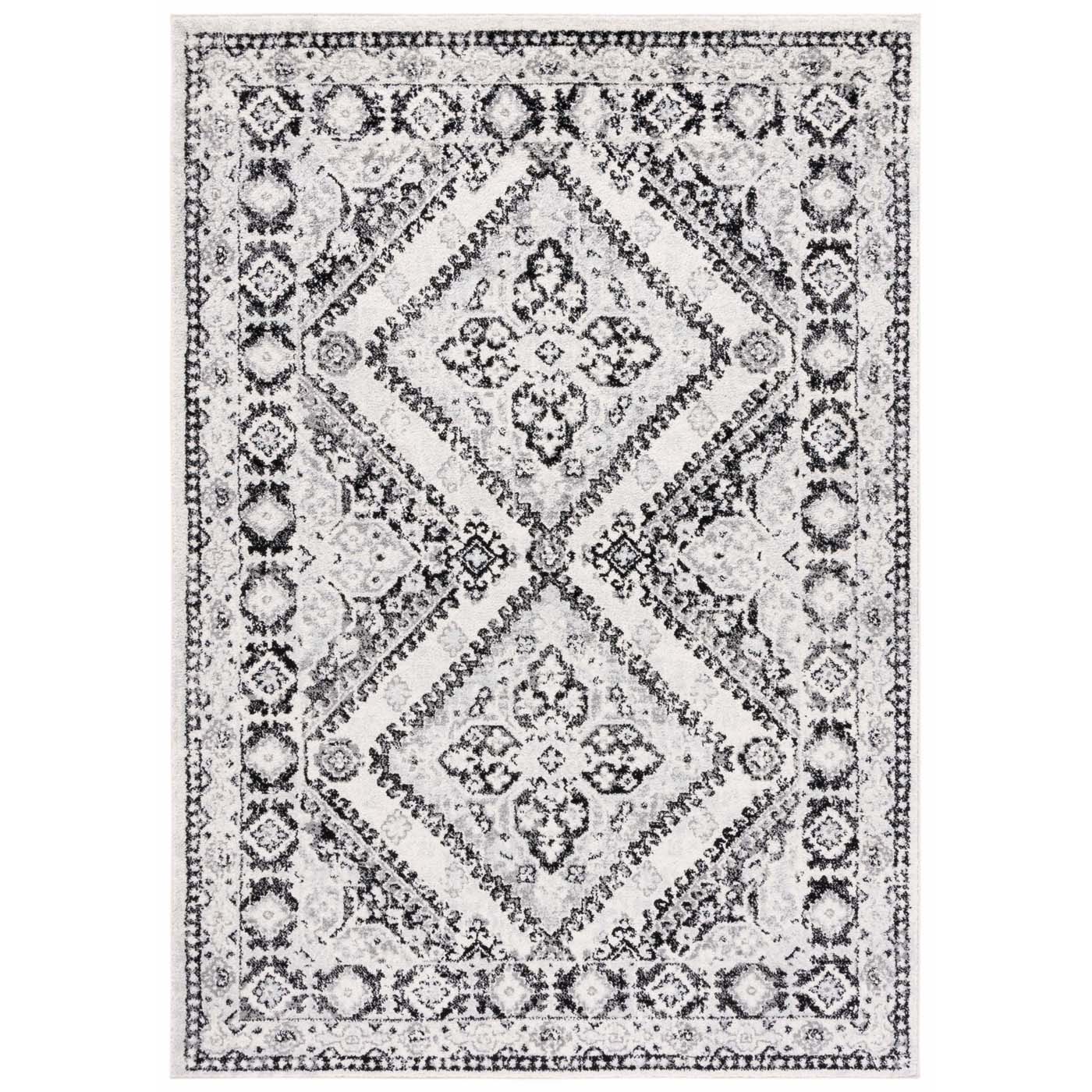 Safavieh Tulum 280 Rug, TUL280 - IVORY / BLACK