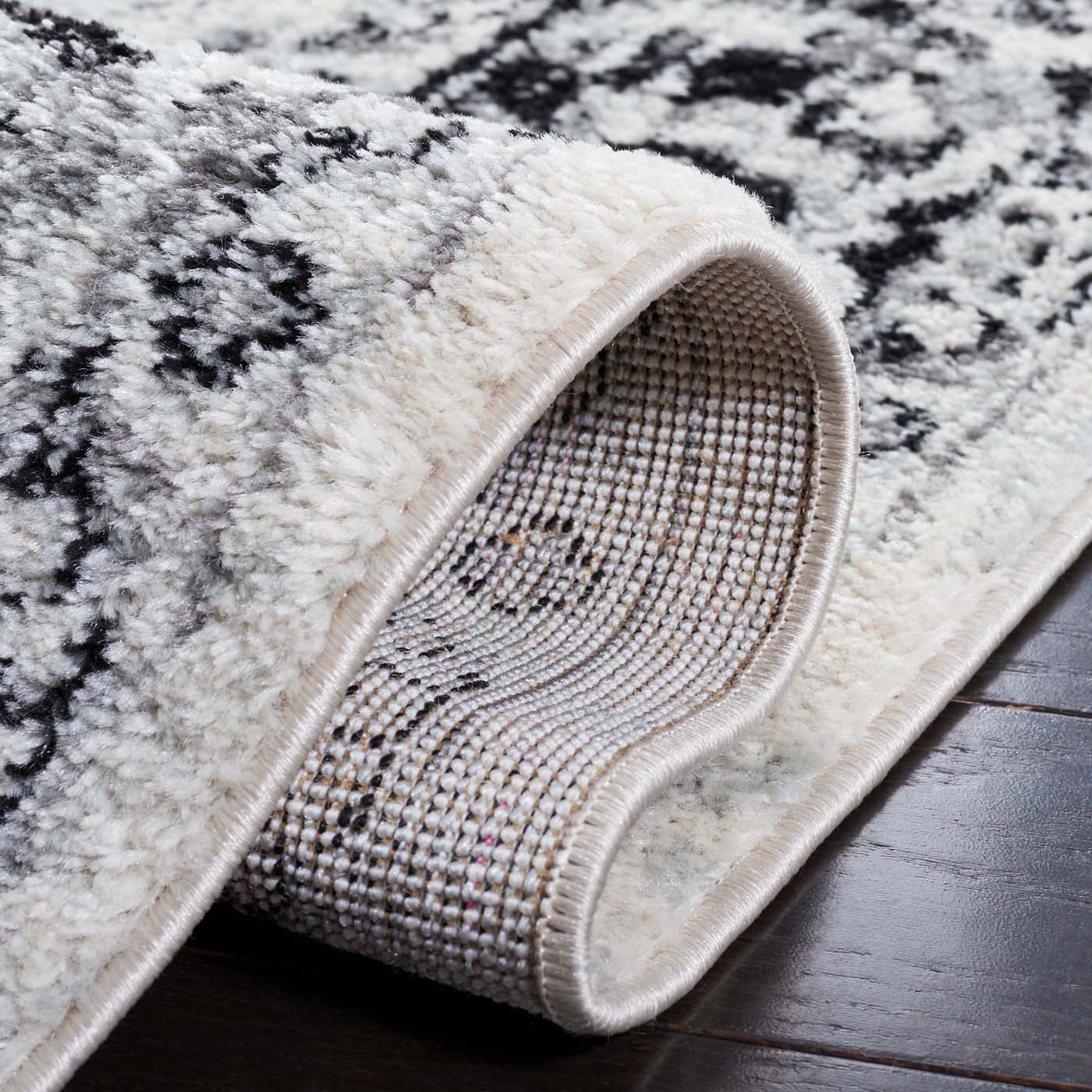 Safavieh Tulum 281 Rug, TUL281 - IVORY / BLACK