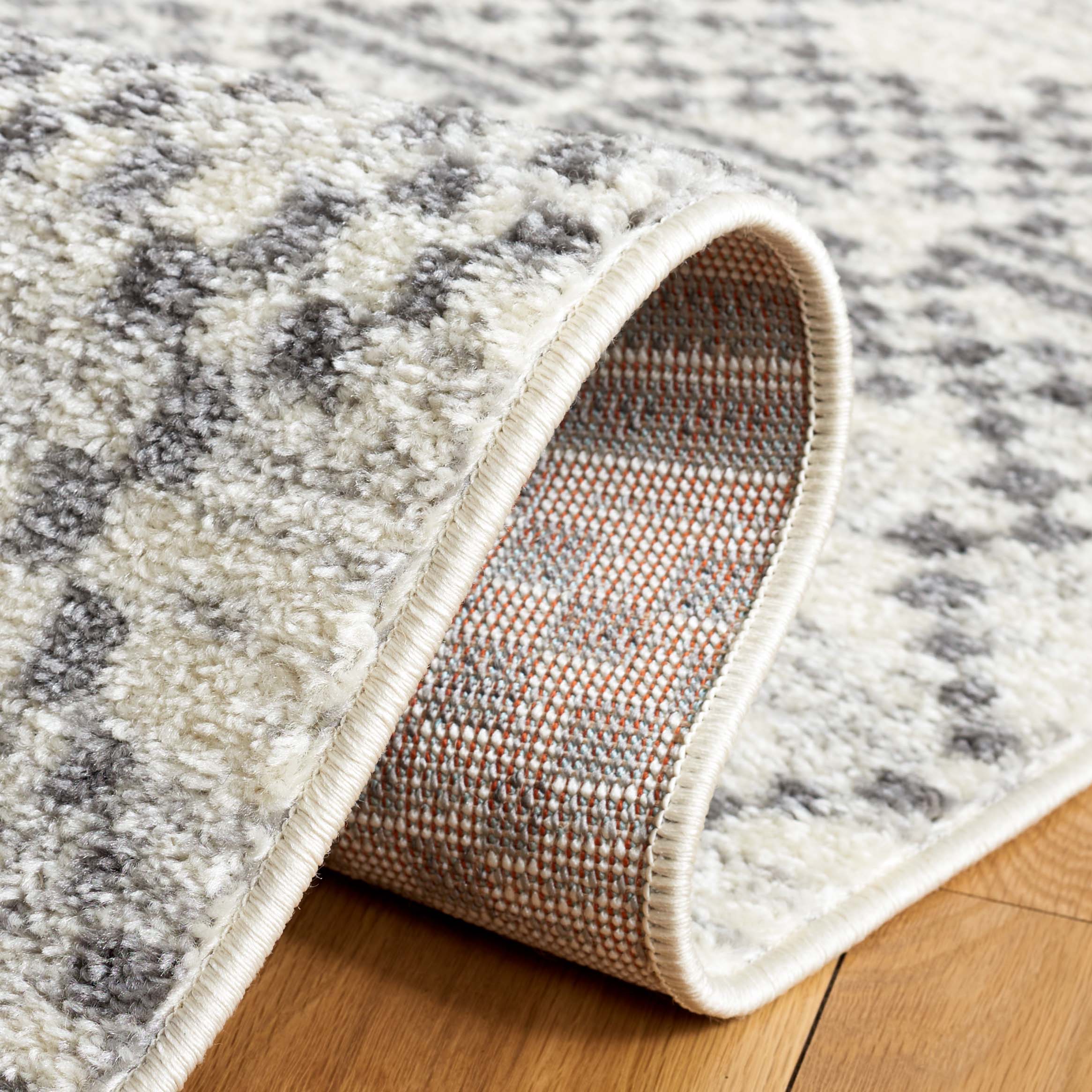 Safavieh Tulum 634 Rug, TUL634 - DARK GREY / IVORY