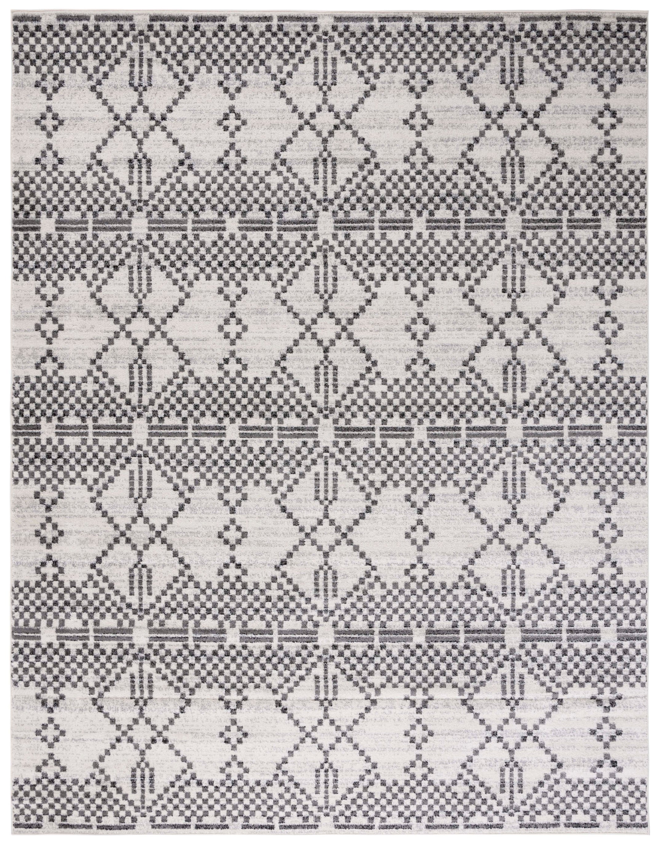 Safavieh Tulum 634 Rug, TUL634 - DARK GREY / IVORY