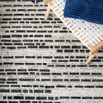 Safavieh Tulum 640 Rug, TUL640 - BLACK / IVORY