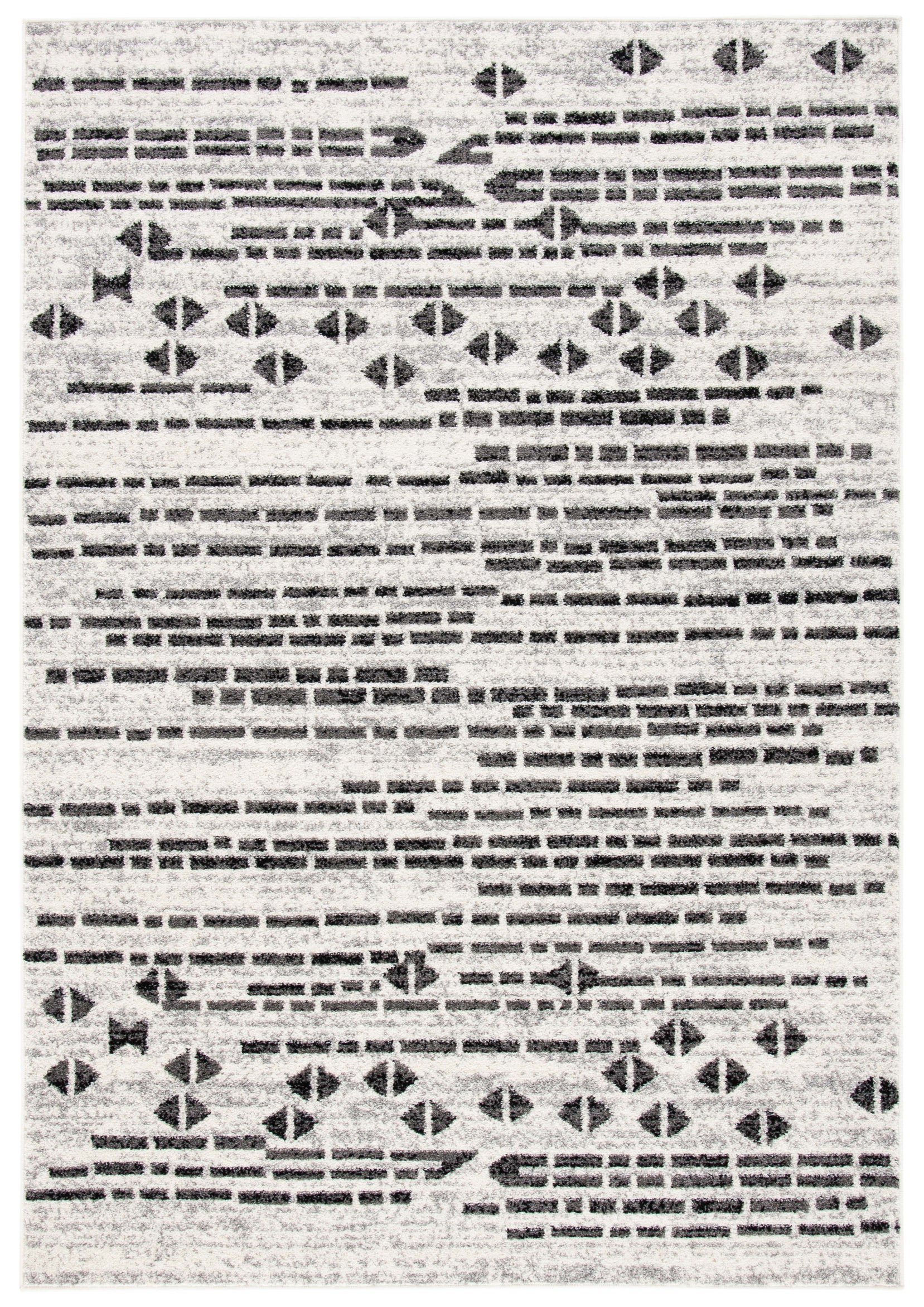 Safavieh Tulum 640 Rug, TUL640 - BLACK / IVORY