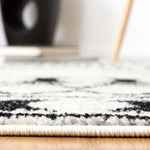 Safavieh Tulum 646 Rug, TUL646 - BLACK / IVORY