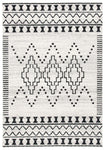 Safavieh Tulum 646 Rug, TUL646 - BLACK / IVORY